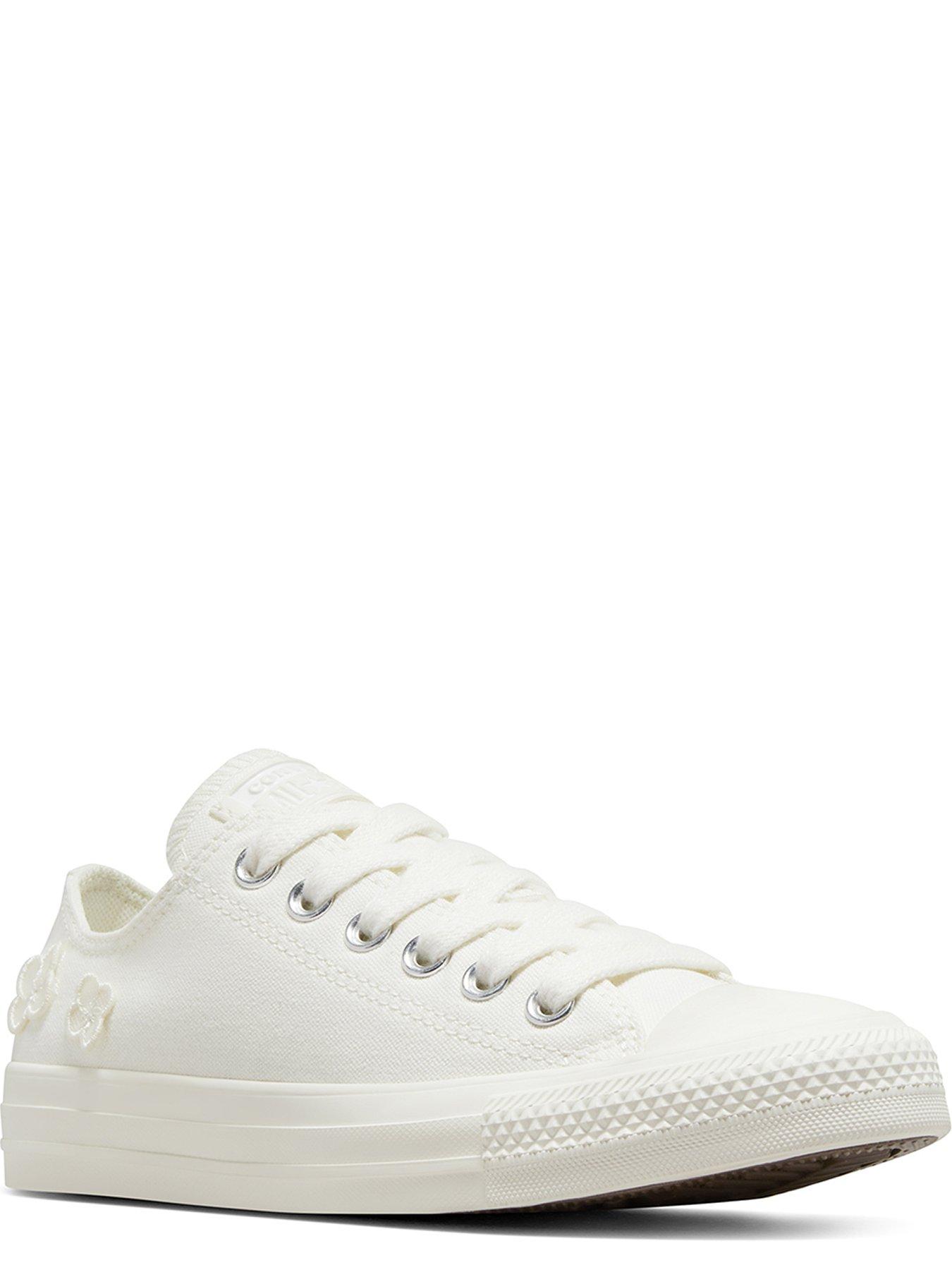 Converse Womens Ox Trainers - Off White | Very.co.uk