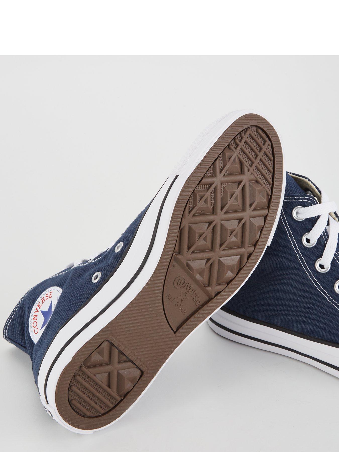 Image 5 of 7 of Converse Unisex Hi Top Trainers - Navy