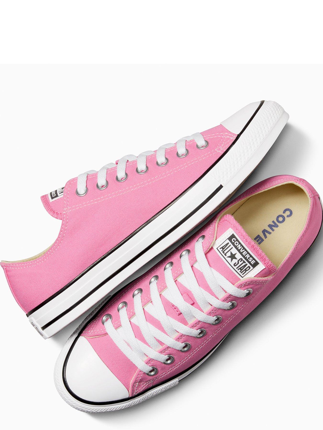 Converse Womens Ox Trainers - Pink | Very.co.uk