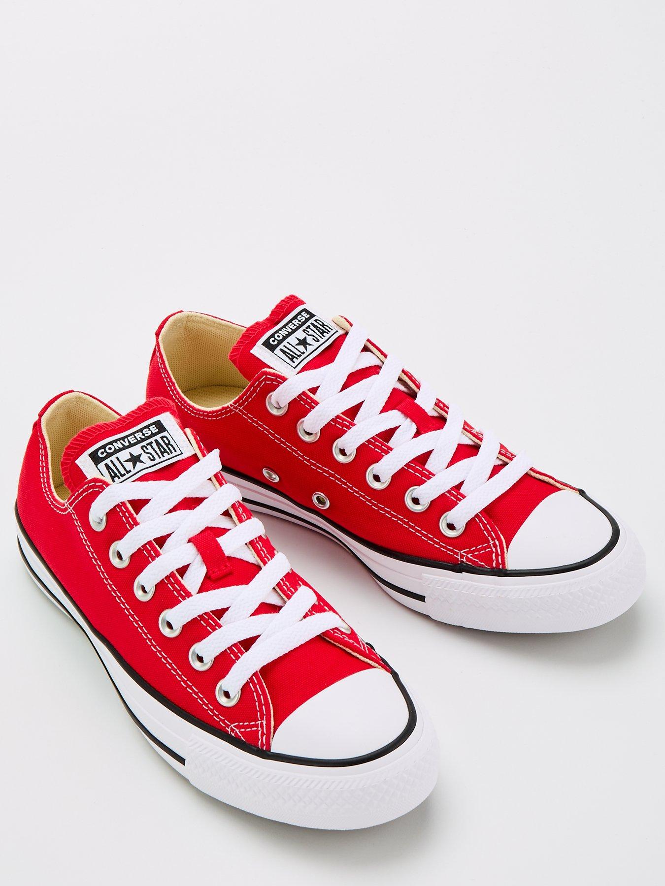 Converse Ox Trainers Red Very