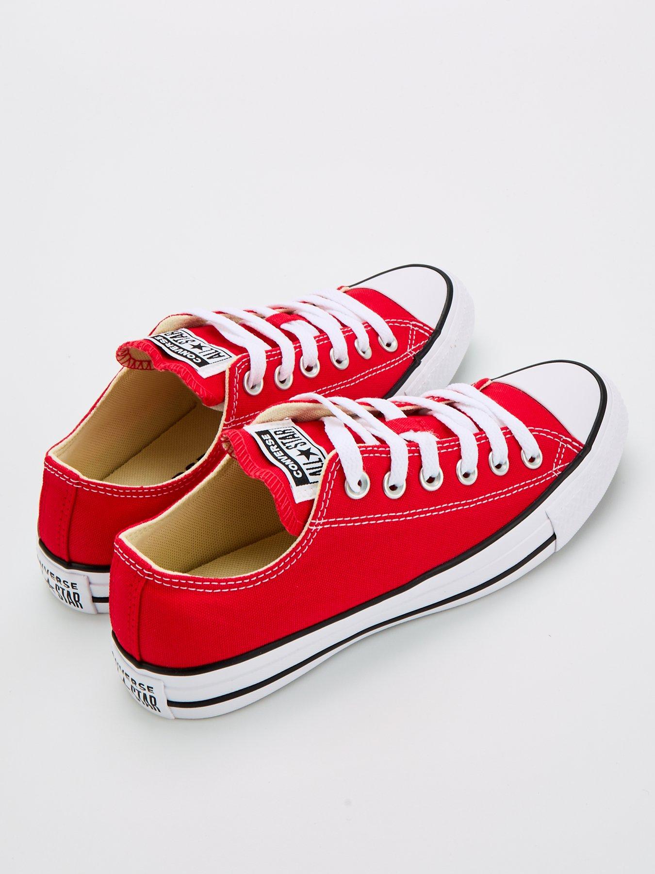 Converse Unisex Ox Trainers - Red | Very