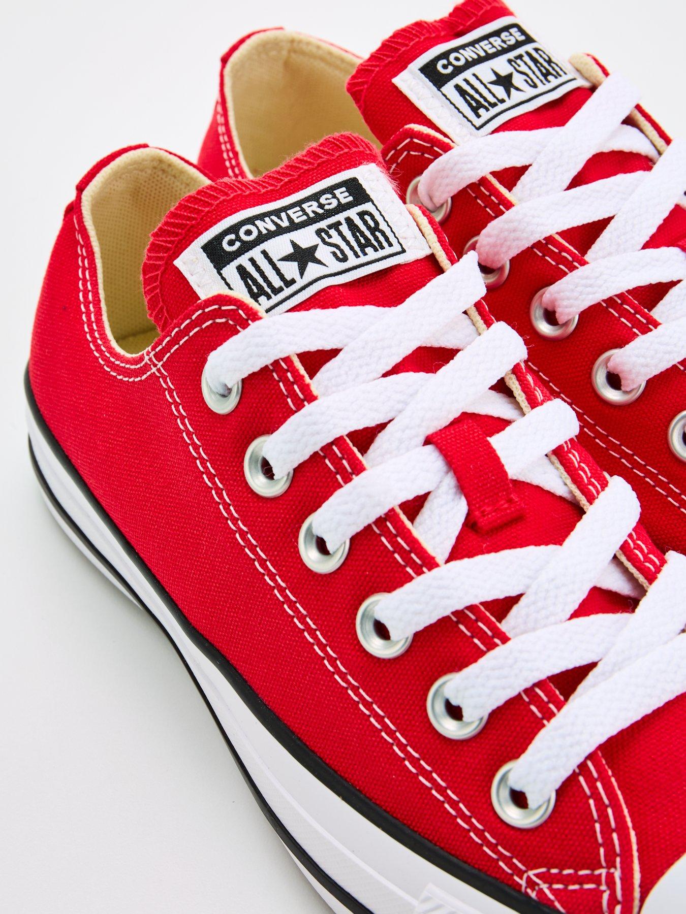 Converse Ox Trainers Red Very