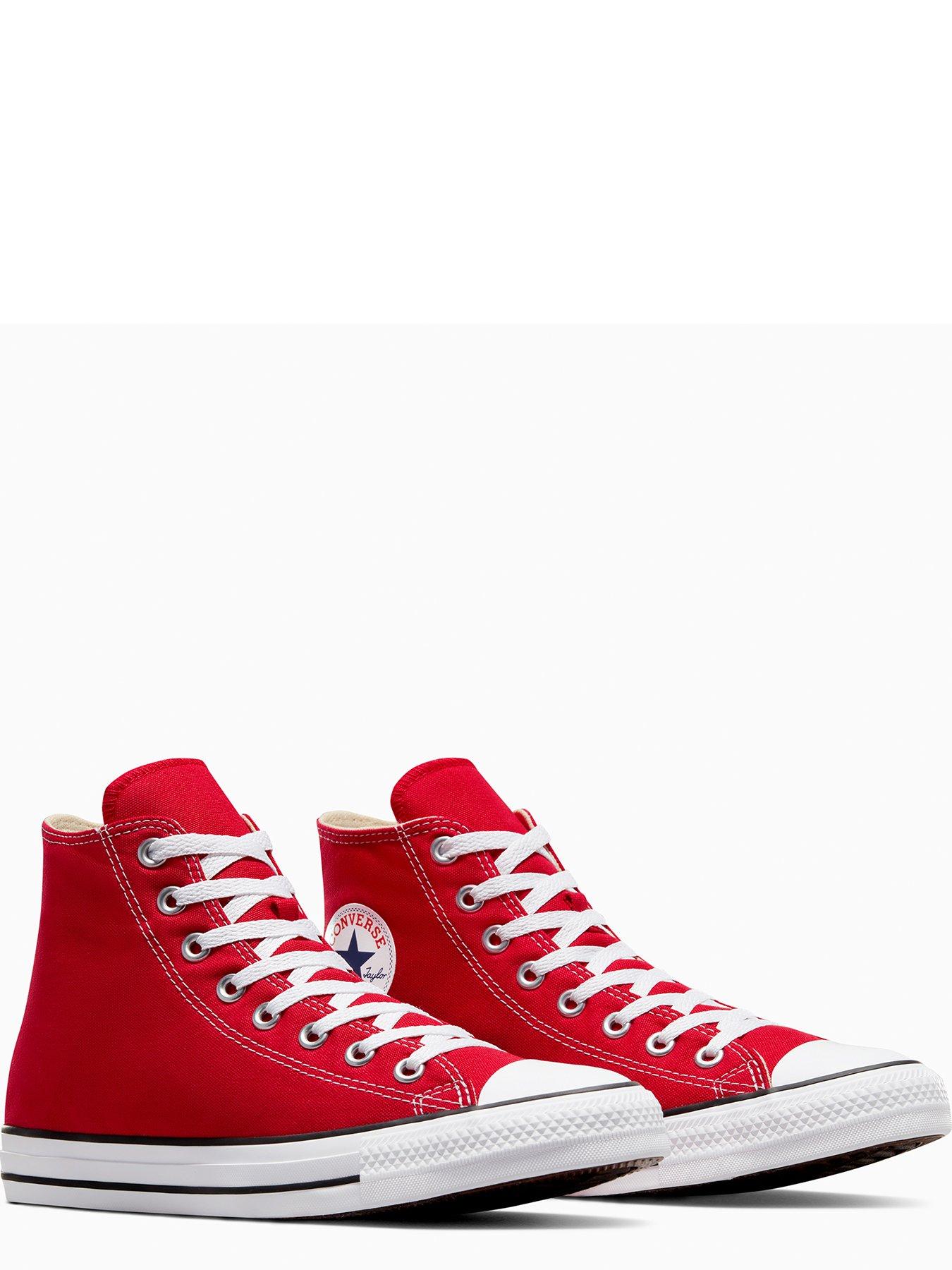 Converse Unisex Hi Top Trainers - Red | Very.co.uk