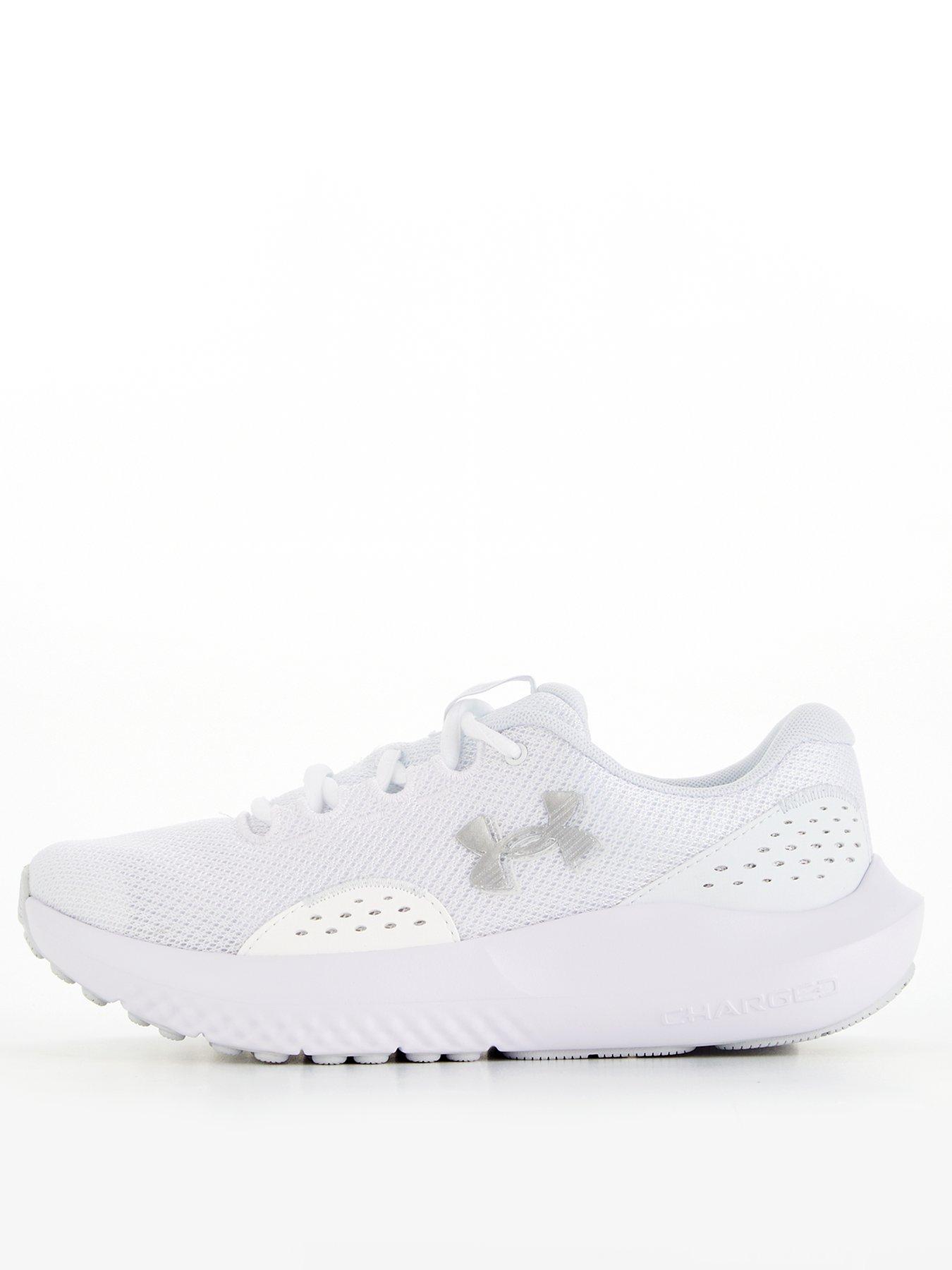 Under Armour Women'S Running Charged Surge 4 Trainers - White