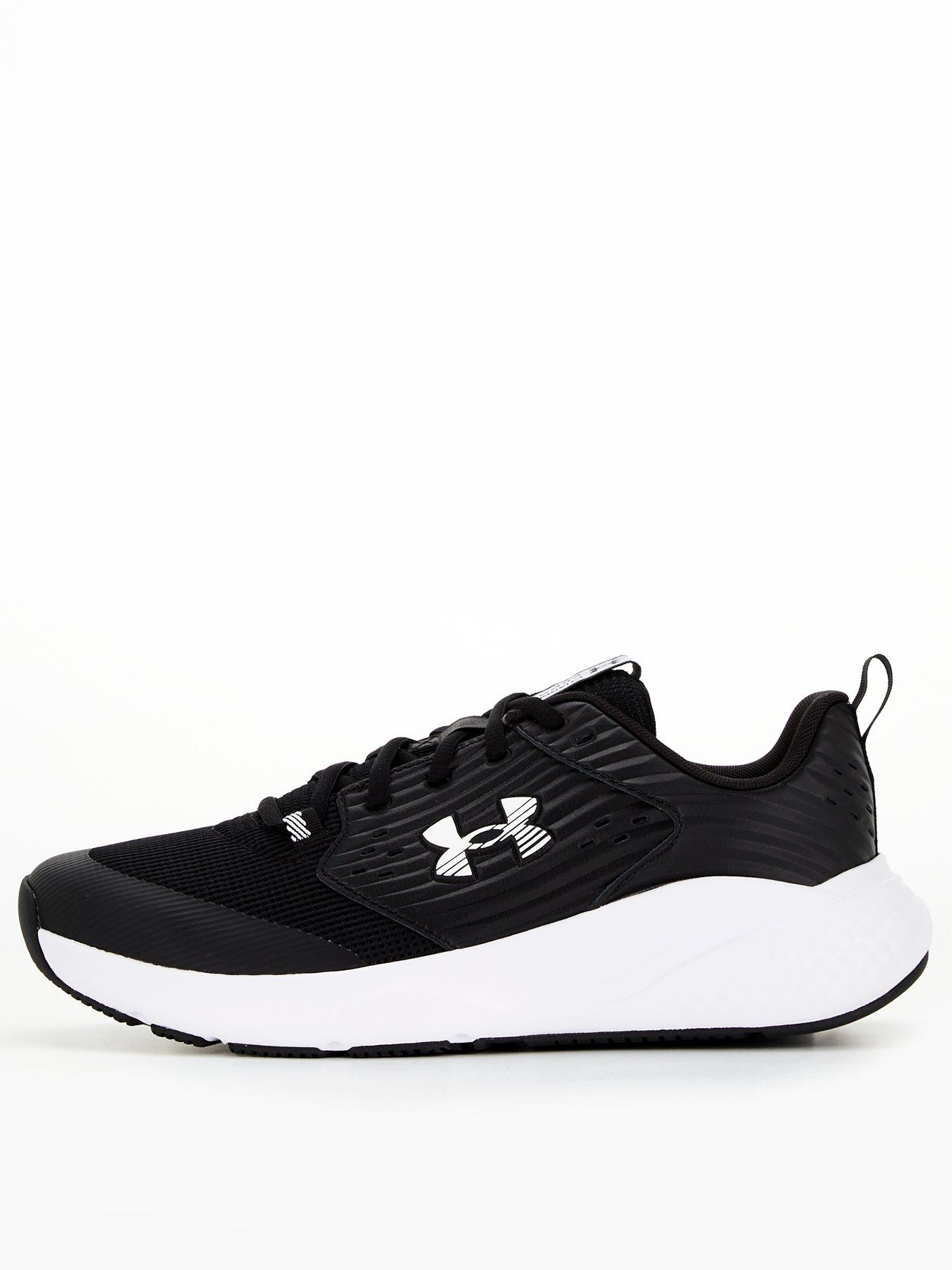 undefined Mens Training Charged Commit Trainers - Black/White