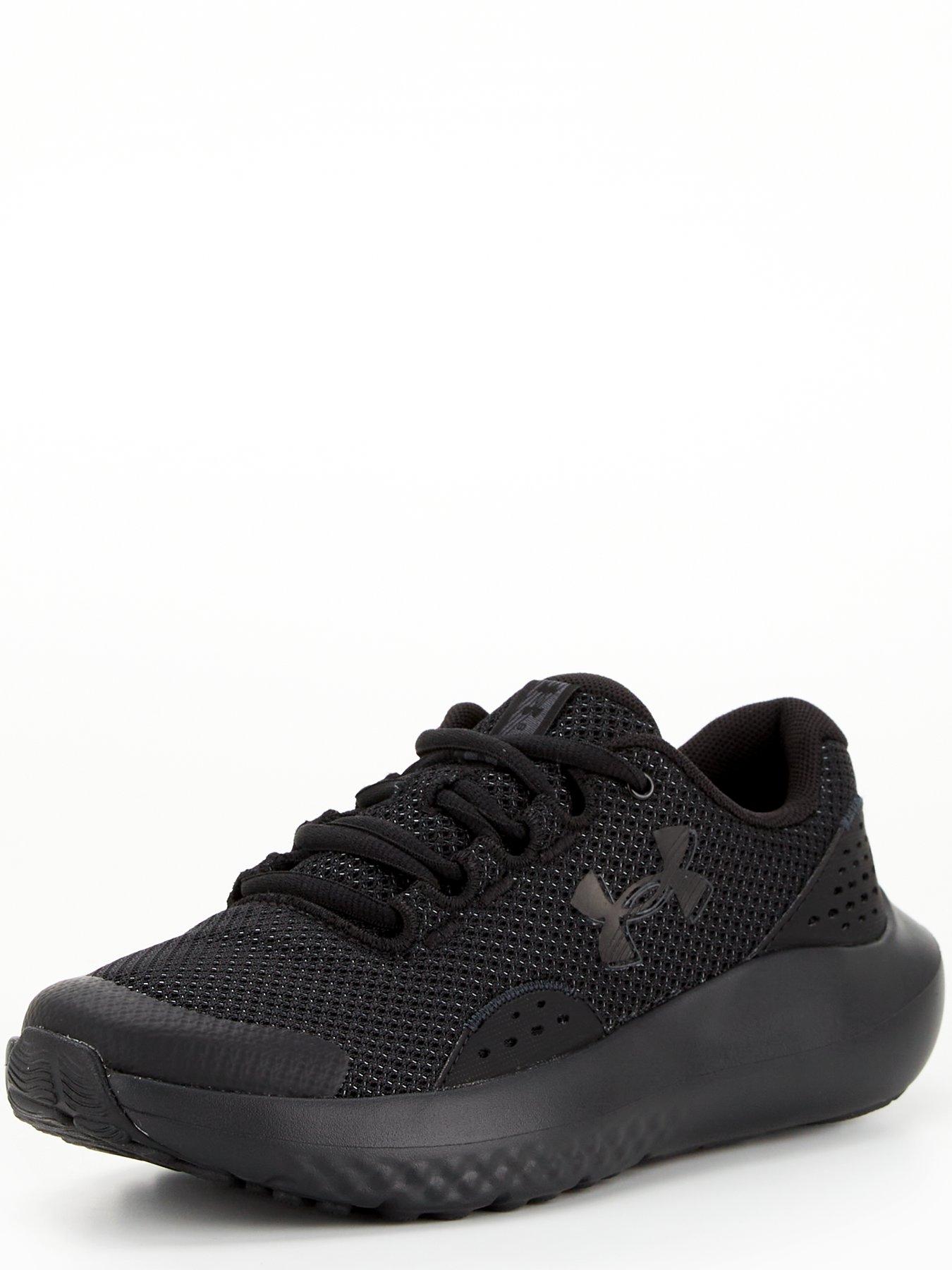 UNDER ARMOUR Junior Boys Running Surge Trainers Black Very