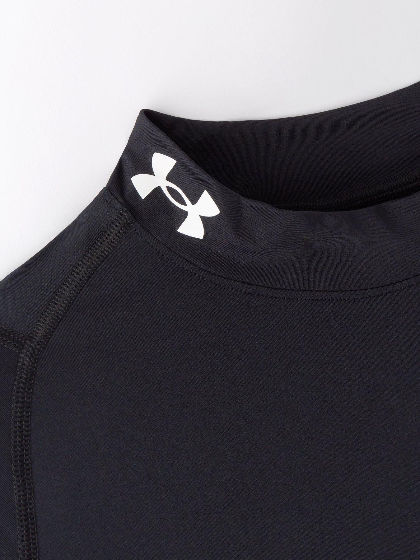 Under Armour HeatGear Armour Mock Long Sleeve White