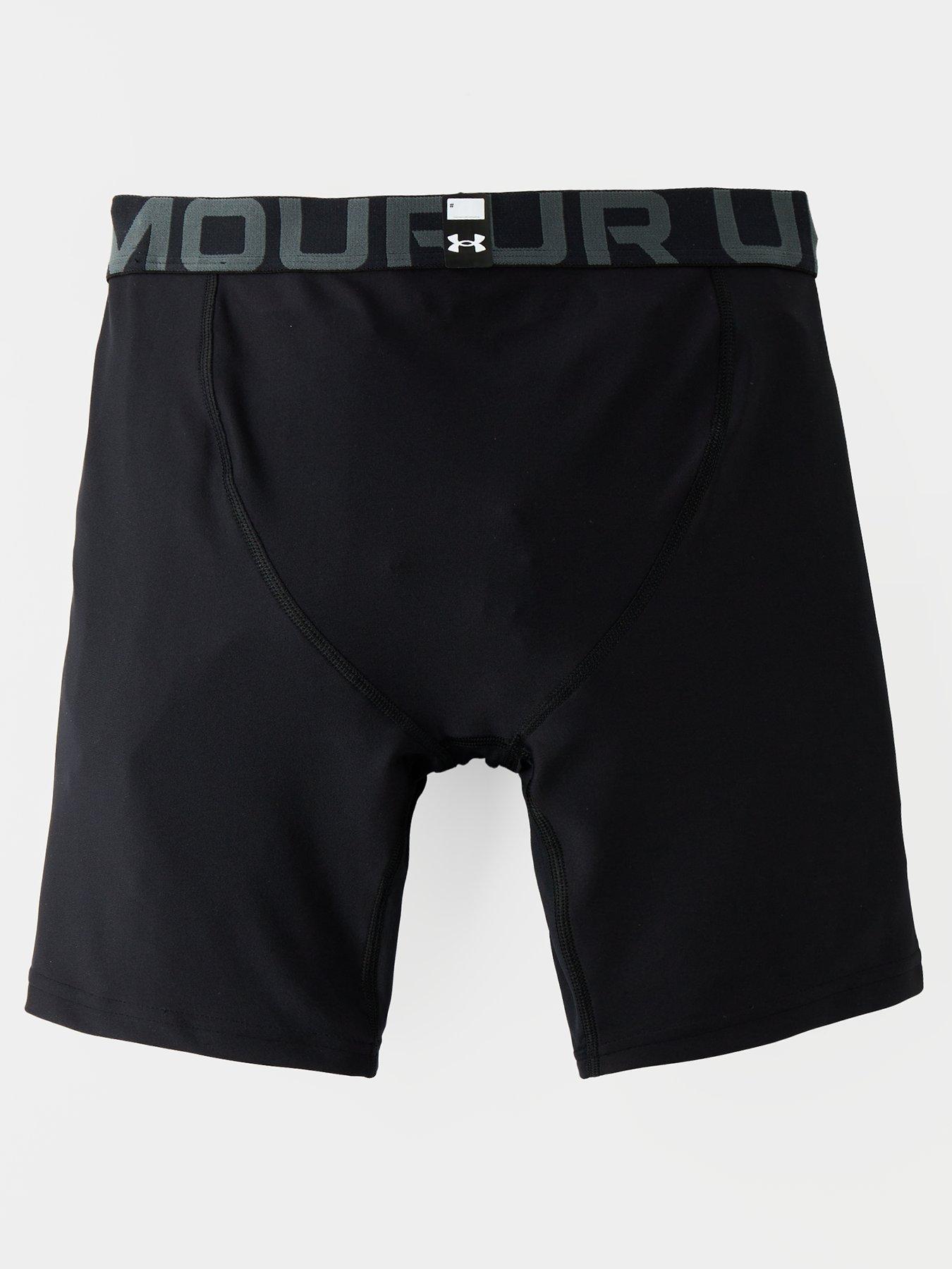 UNDER ARMOUR Junior Boys Heat Gear Armour Shorts Black/White Very