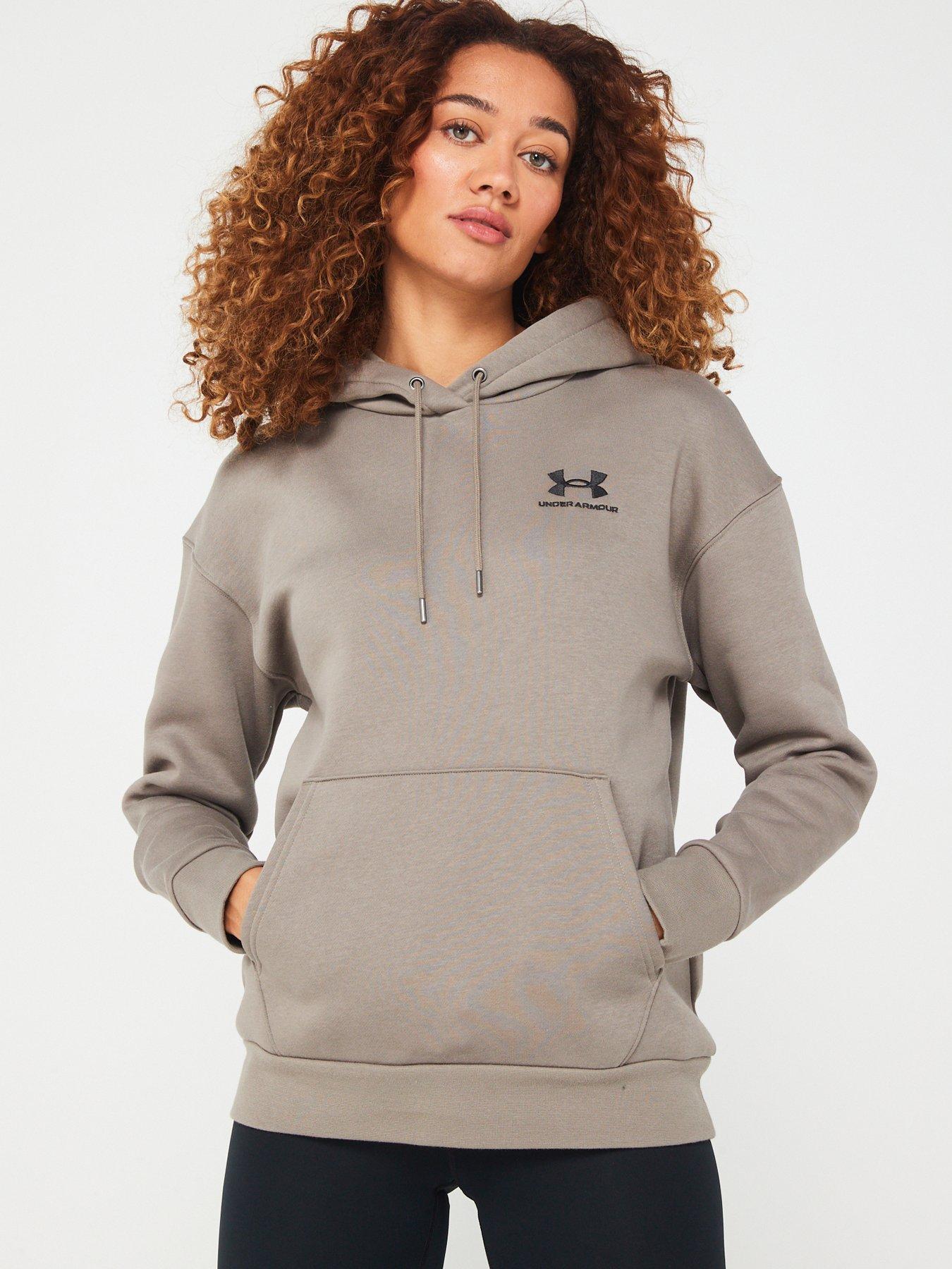 Under Armor Essential Fleece Hoodie - Black - 1373880-001