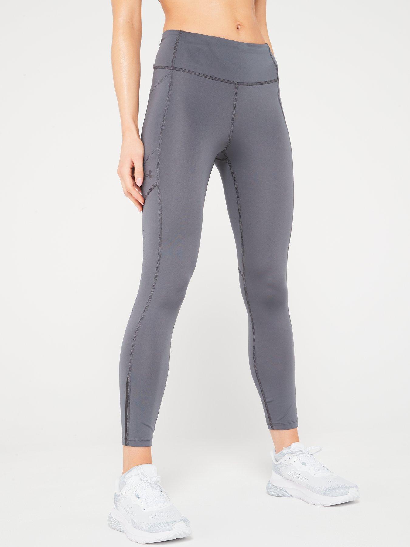 UNDER ARMOUR Womens Training Motion Ankle Legging - Grey