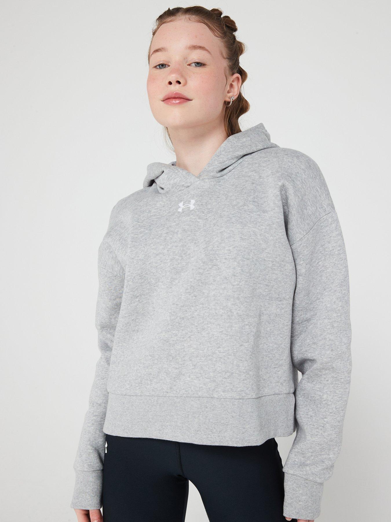 Under Armour Women's Favorite Fleece Sportstyle Hoodie, Graphite Light  Heath (040)/White, X-Small : : Clothing, Shoes & Accessories