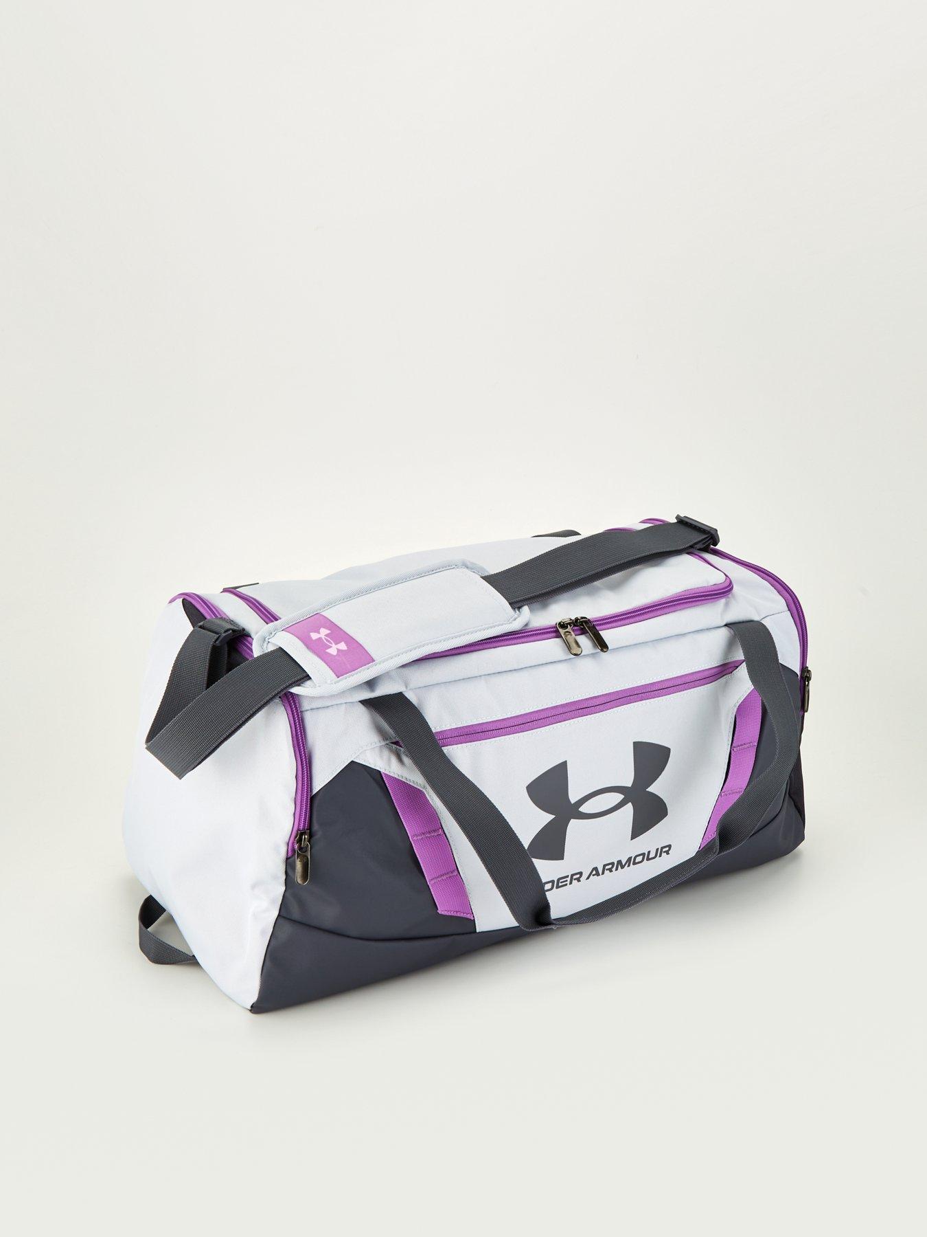 Purple under armour clearance duffle bag