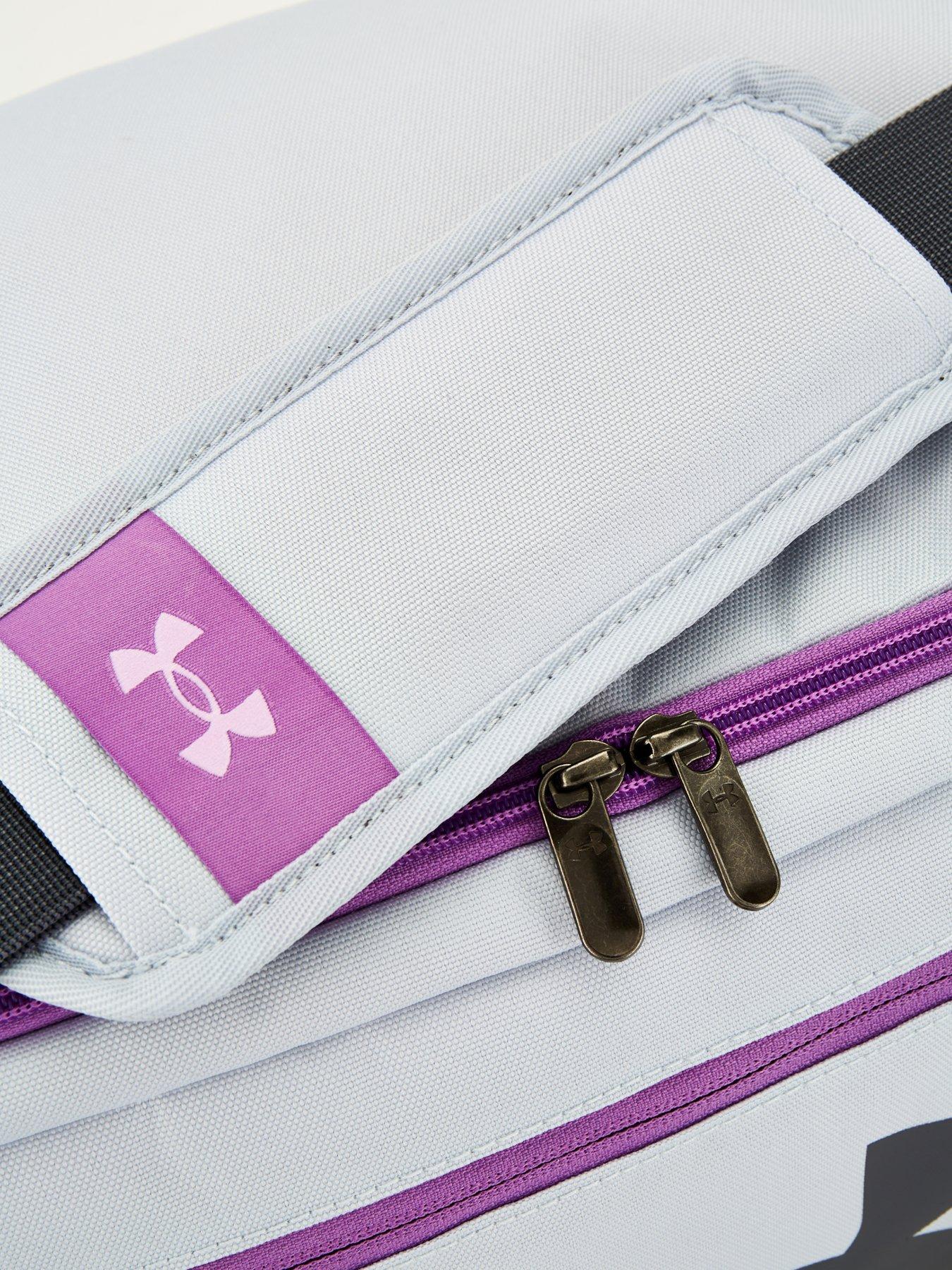 Purple under online armour duffle bag