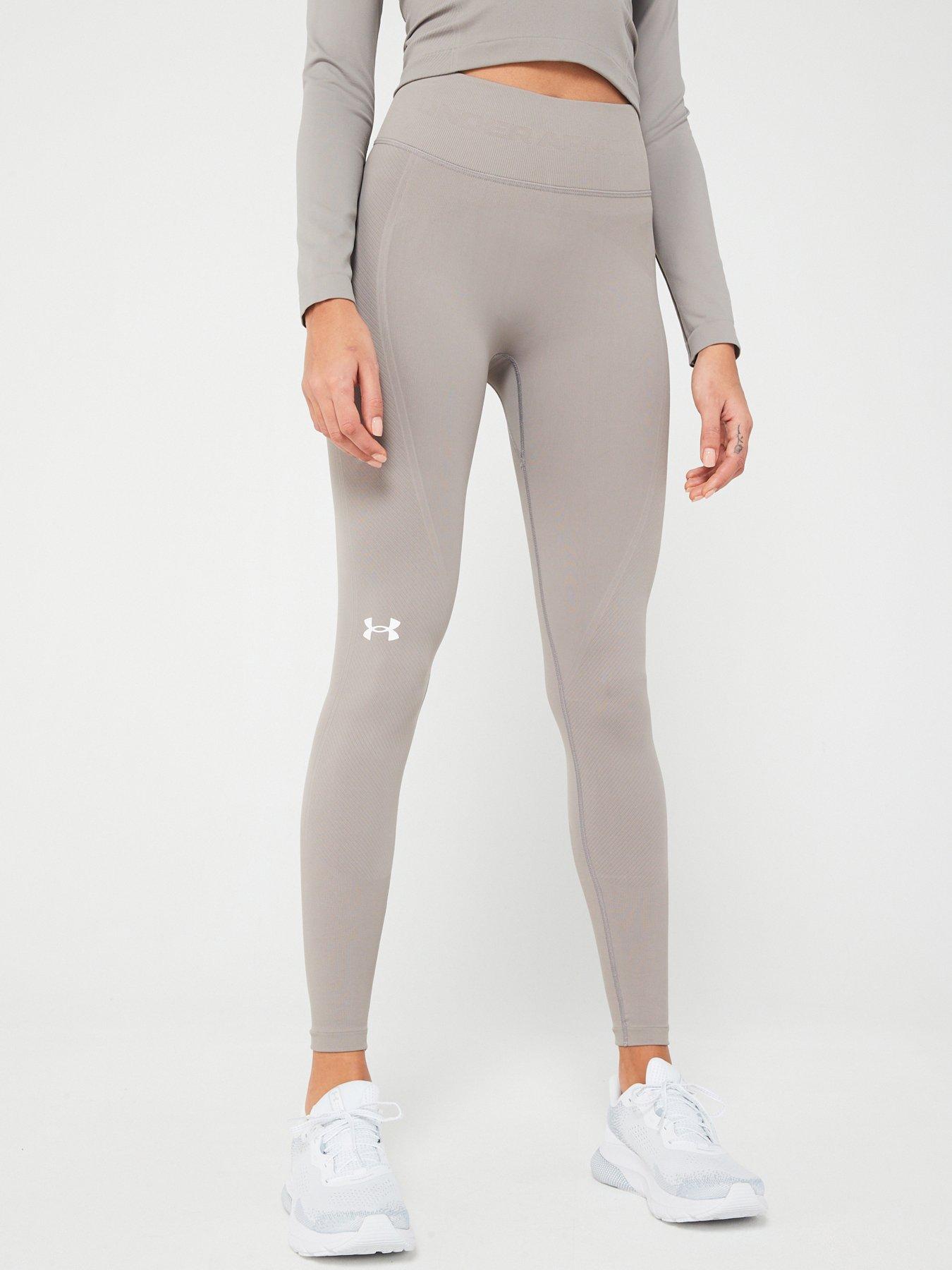 UNDER ARMOUR Womens Training Motion Ankle Legging - Grey