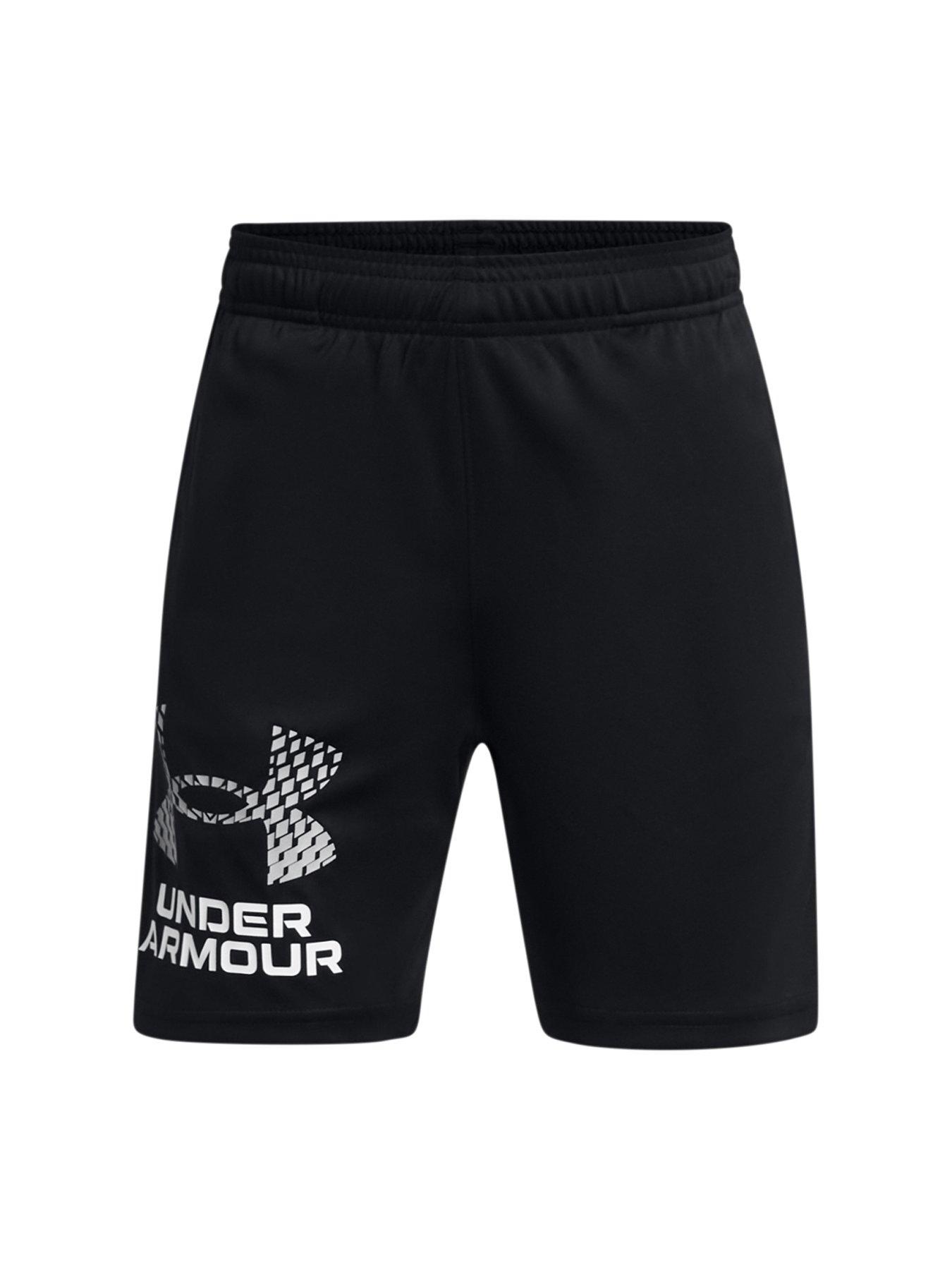 Image 5 of 6 of UNDER ARMOUR Junior Boys Tech Logo Shorts - Black/Grey