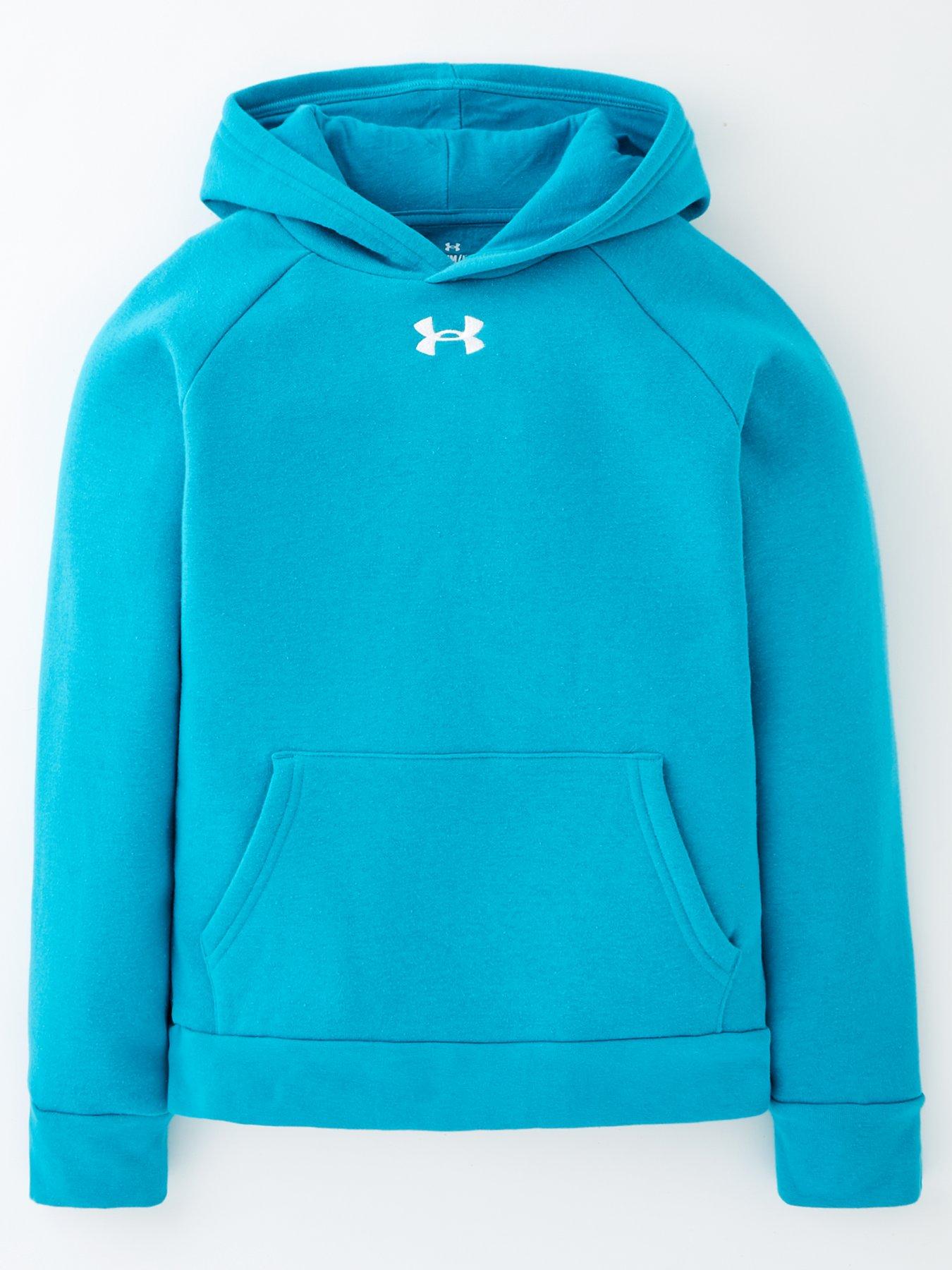 Junior Boys Rival Fleece Hoodie Blue White