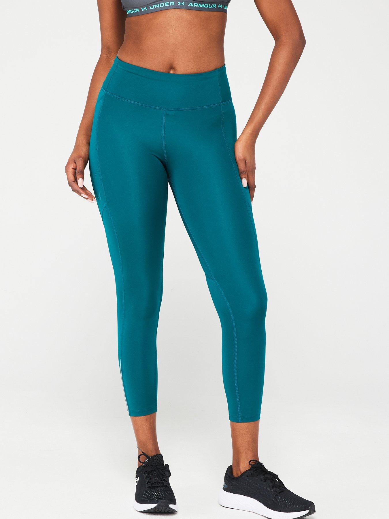 Under Armour S Emboss Leggings Purple Xs in Blue