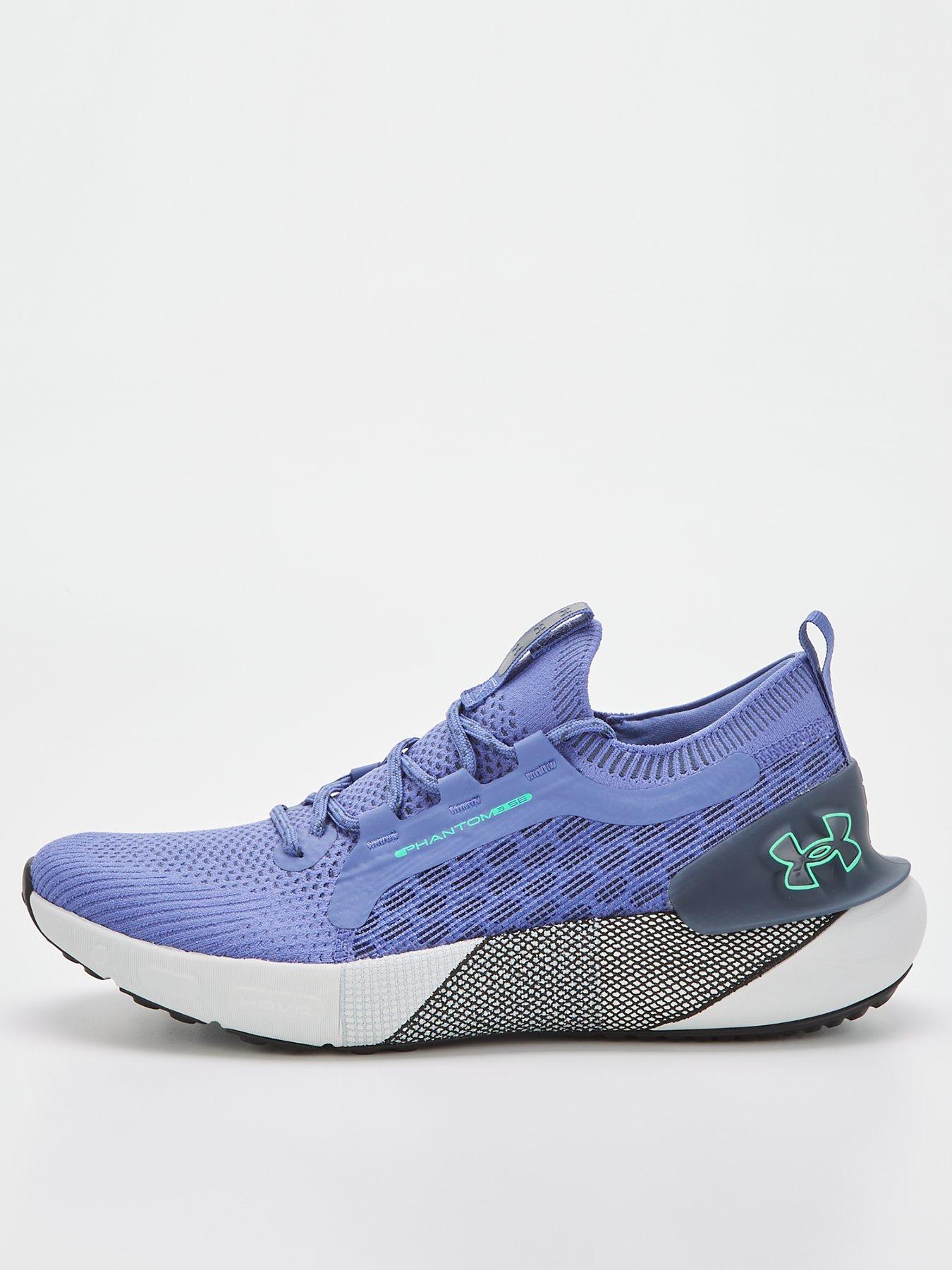 undefined Mens Running HOVR Phantom 3 SE Trainers - Blue/Green