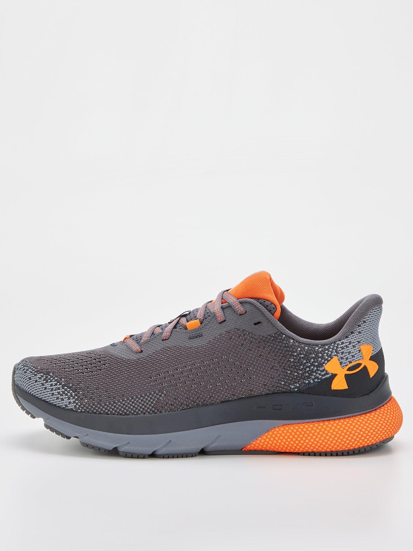 Black and orange under armour shoes best sale