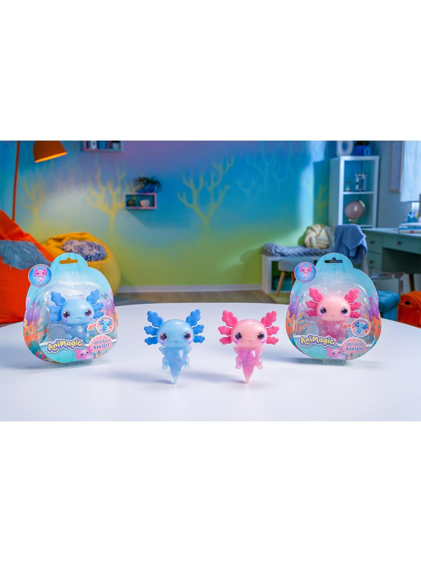 Image 6 of 8 of AniMagic Lets Glo Axolotl Blue