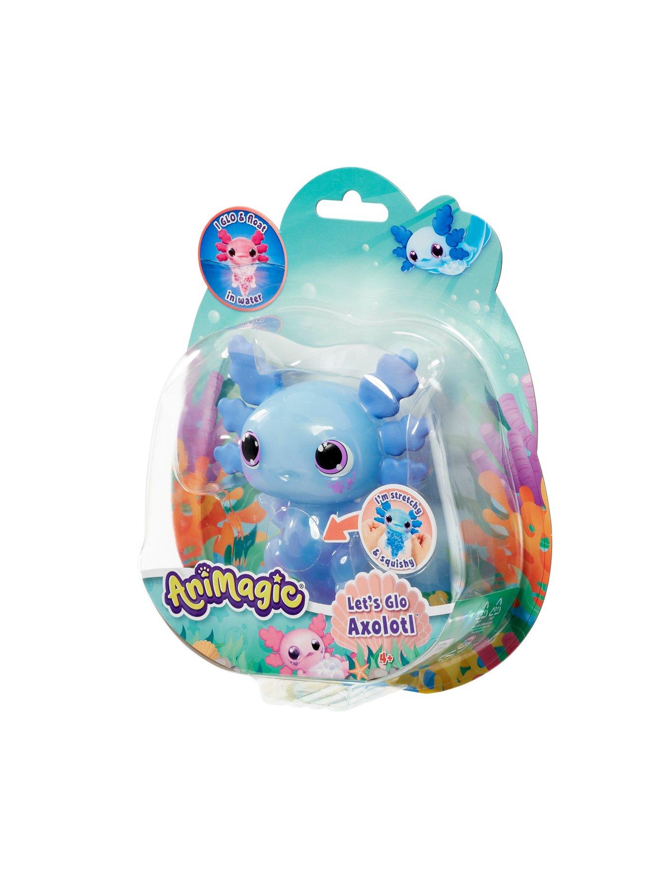 Image 7 of 8 of AniMagic Lets Glo Axolotl Blue