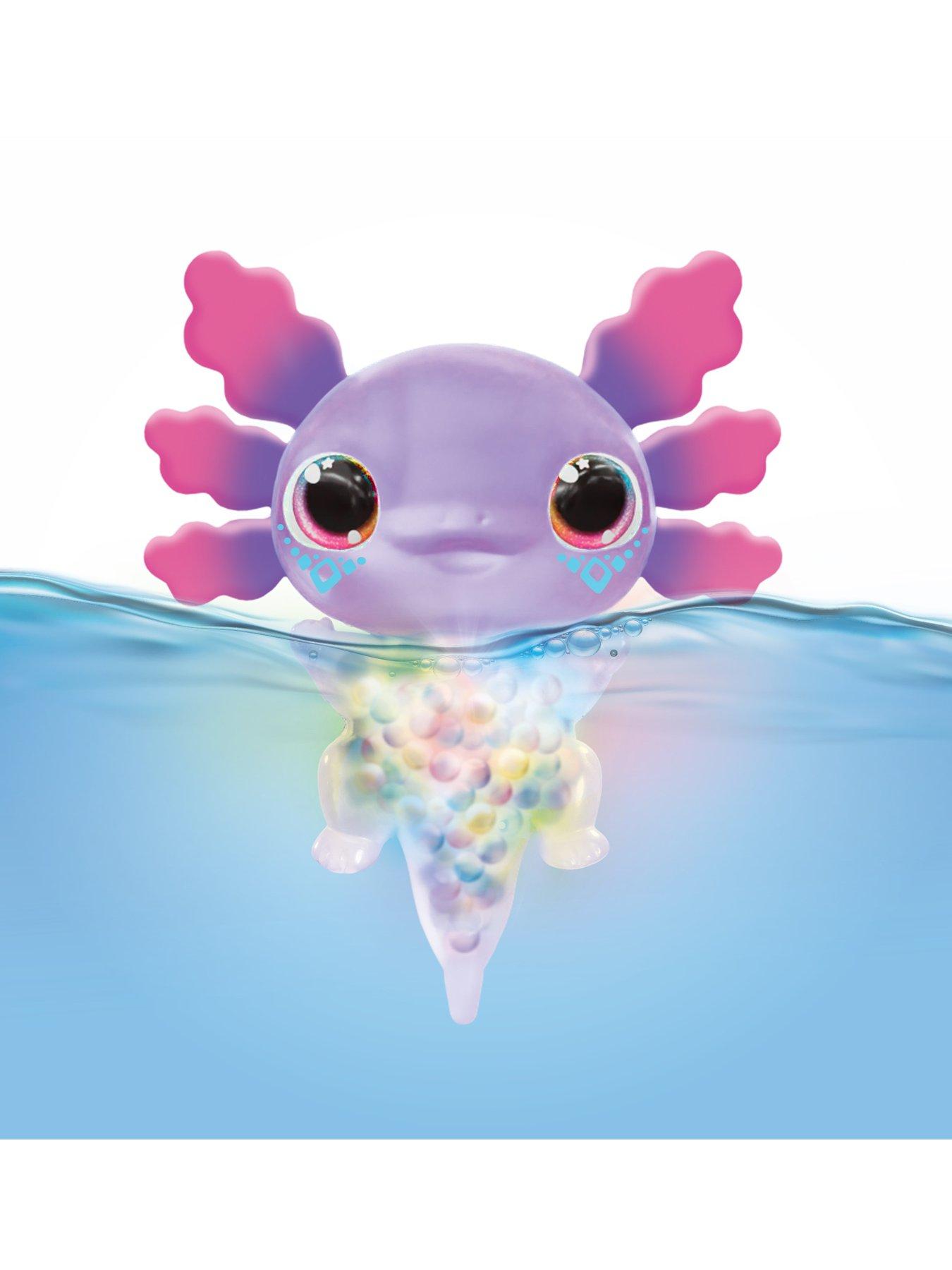 Image 3 of 8 of AniMagic Lets Glo Axolotl Bubble Reef Aquarium