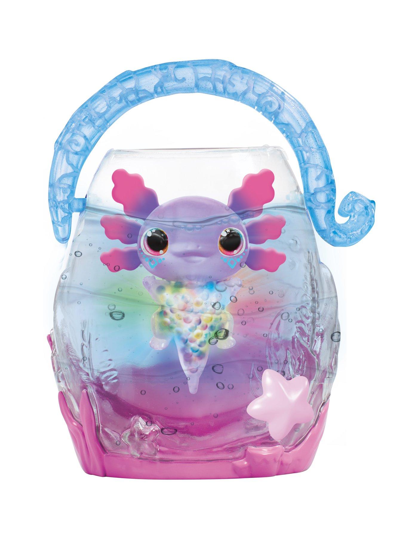 Image 4 of 8 of AniMagic Lets Glo Axolotl Bubble Reef Aquarium