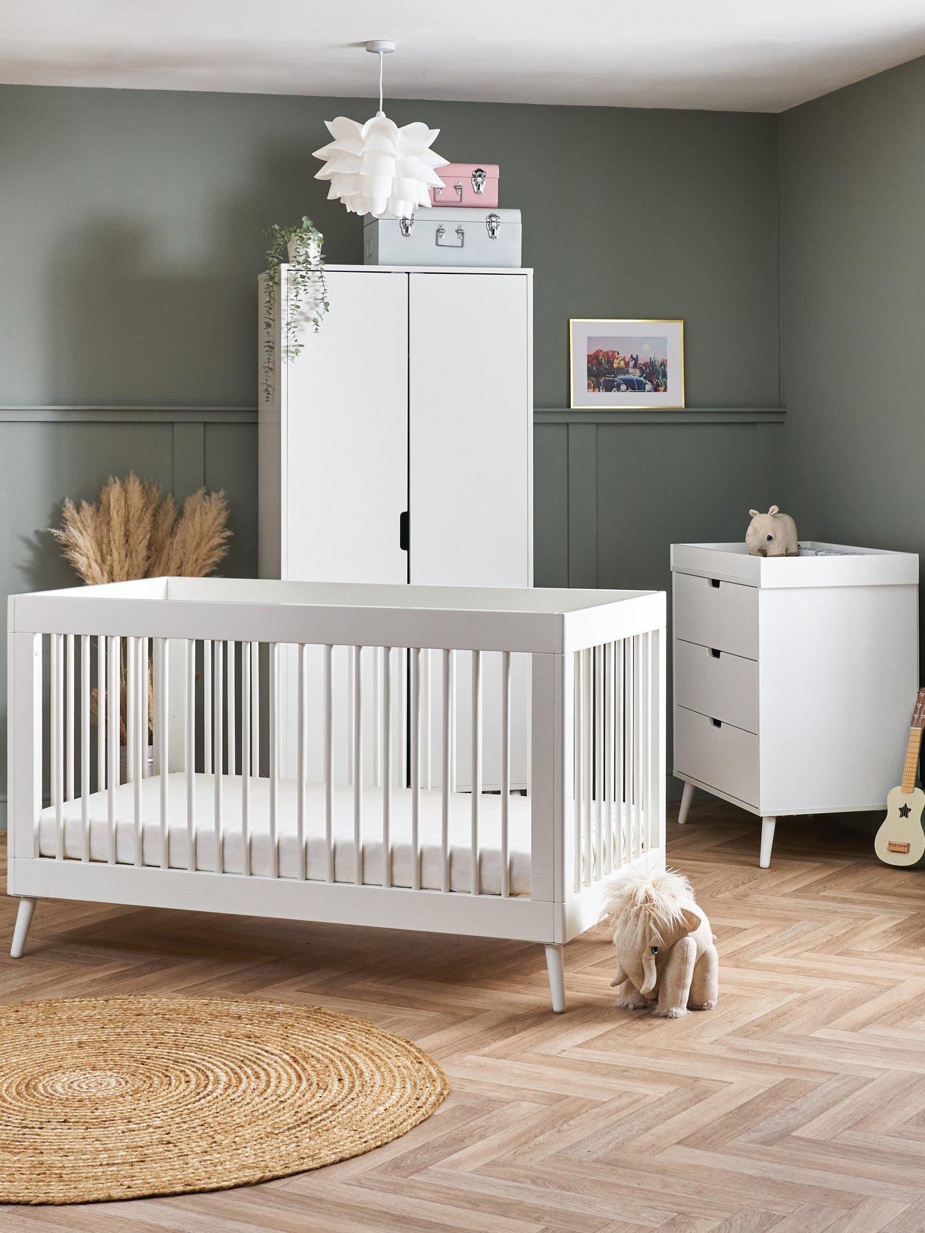Obaby Maya 3 Piece Furniture Set - Nordic White