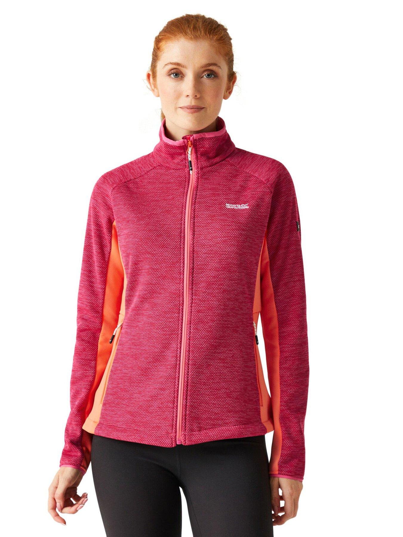 Regatta Womens Womens Highton Full Zip Fleece 4 - Pink | Very.co.uk