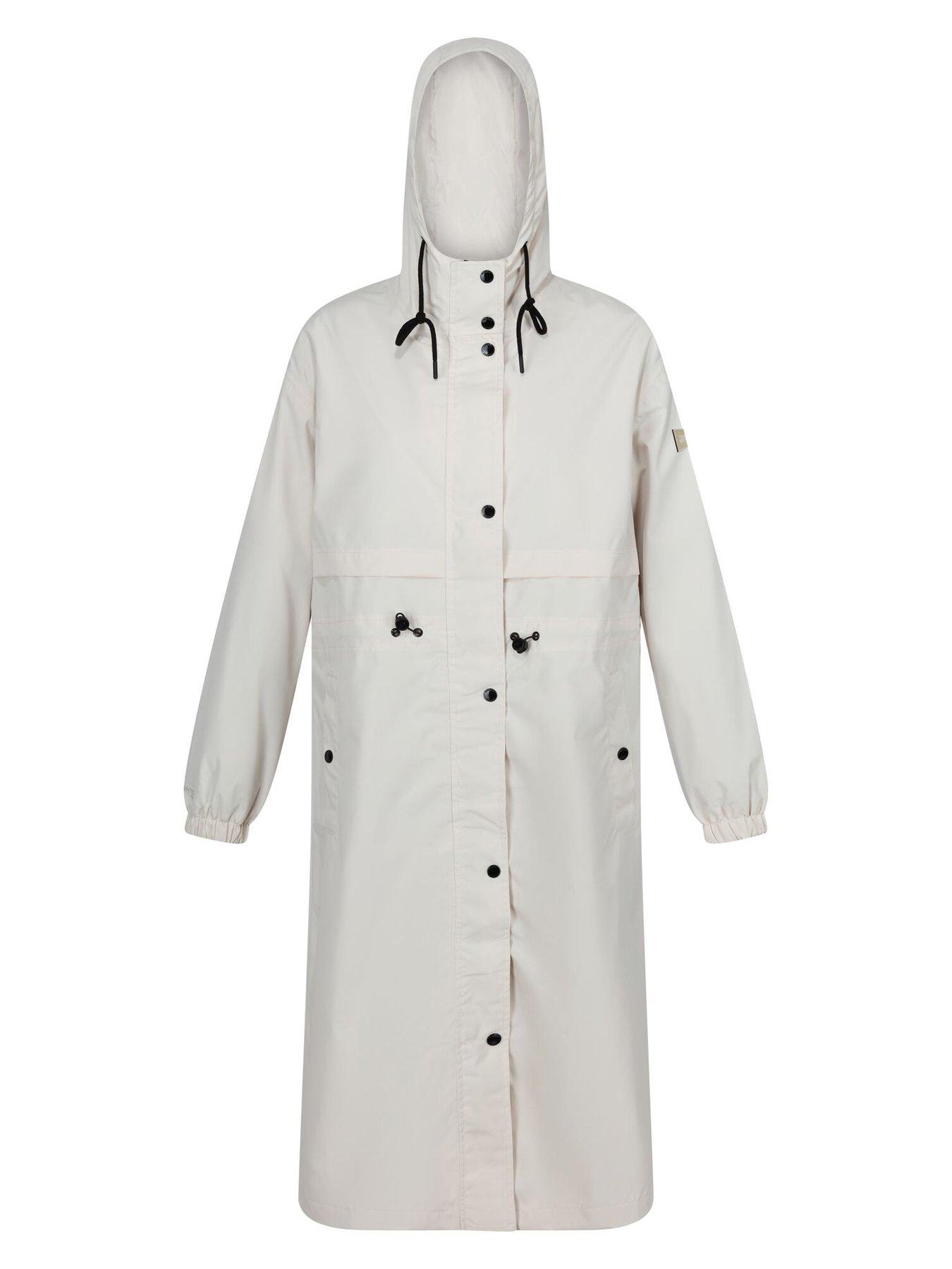 Regatta White Rain Jacket With Hood Clearance Regatta Regatta