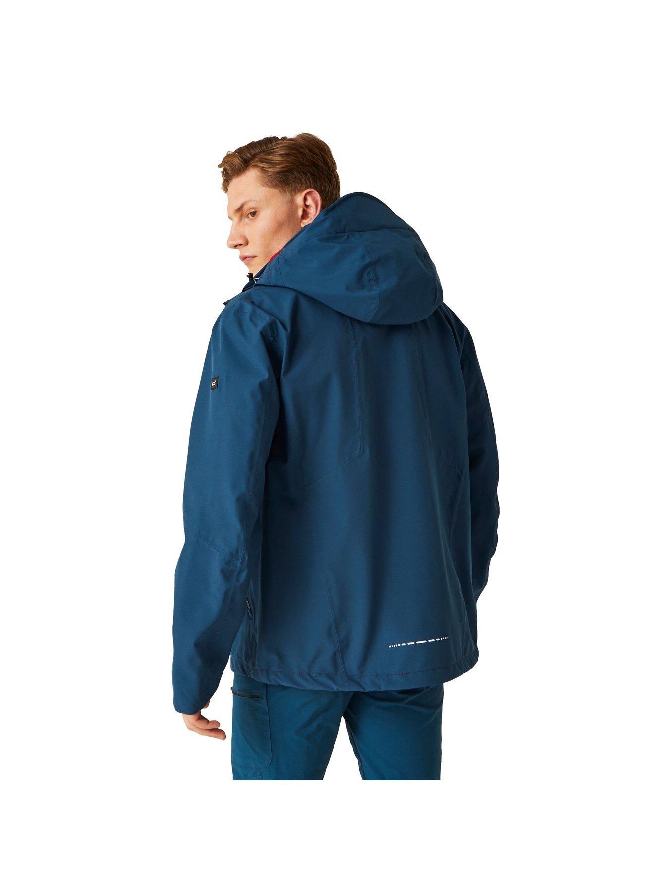 Image 2 of 6 of Regatta Mens Bosfield 2 Waterproof Shell - Blue