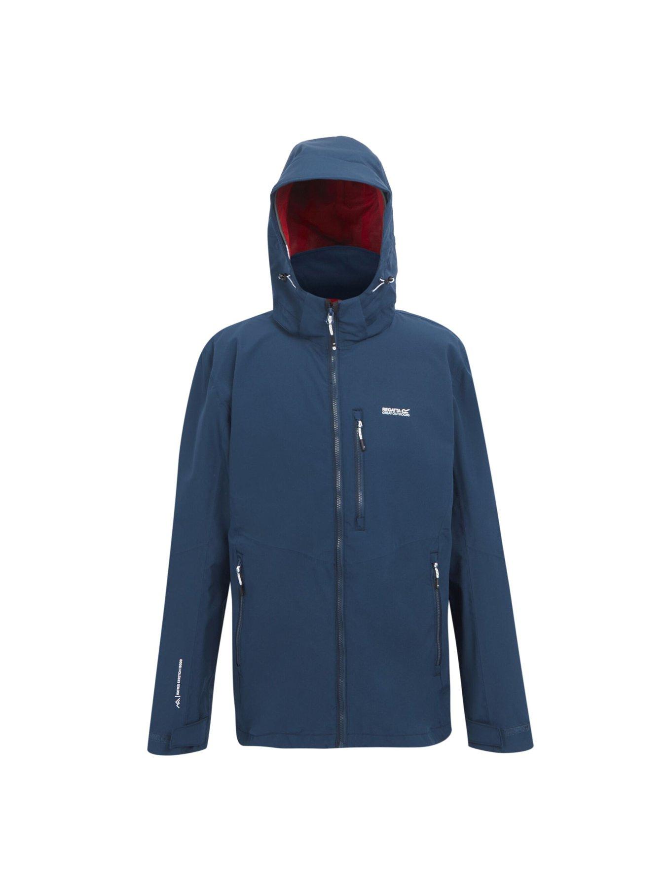 Image 5 of 6 of Regatta Mens Bosfield 2 Waterproof Shell - Blue