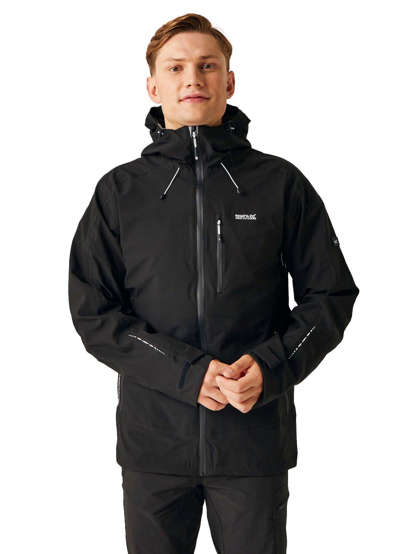 undefined Mens Okara Waterproof Shell  - Black
