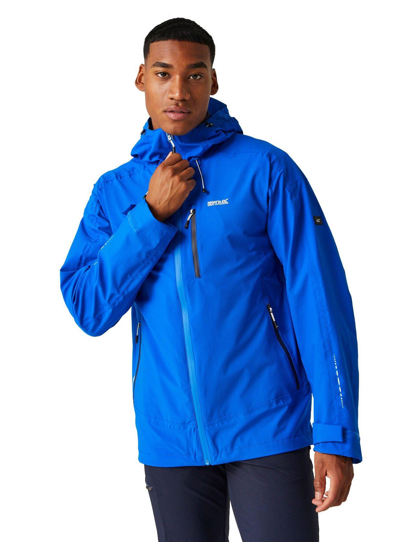 Regatta Mens Okara Waterproof Shell Blue Very