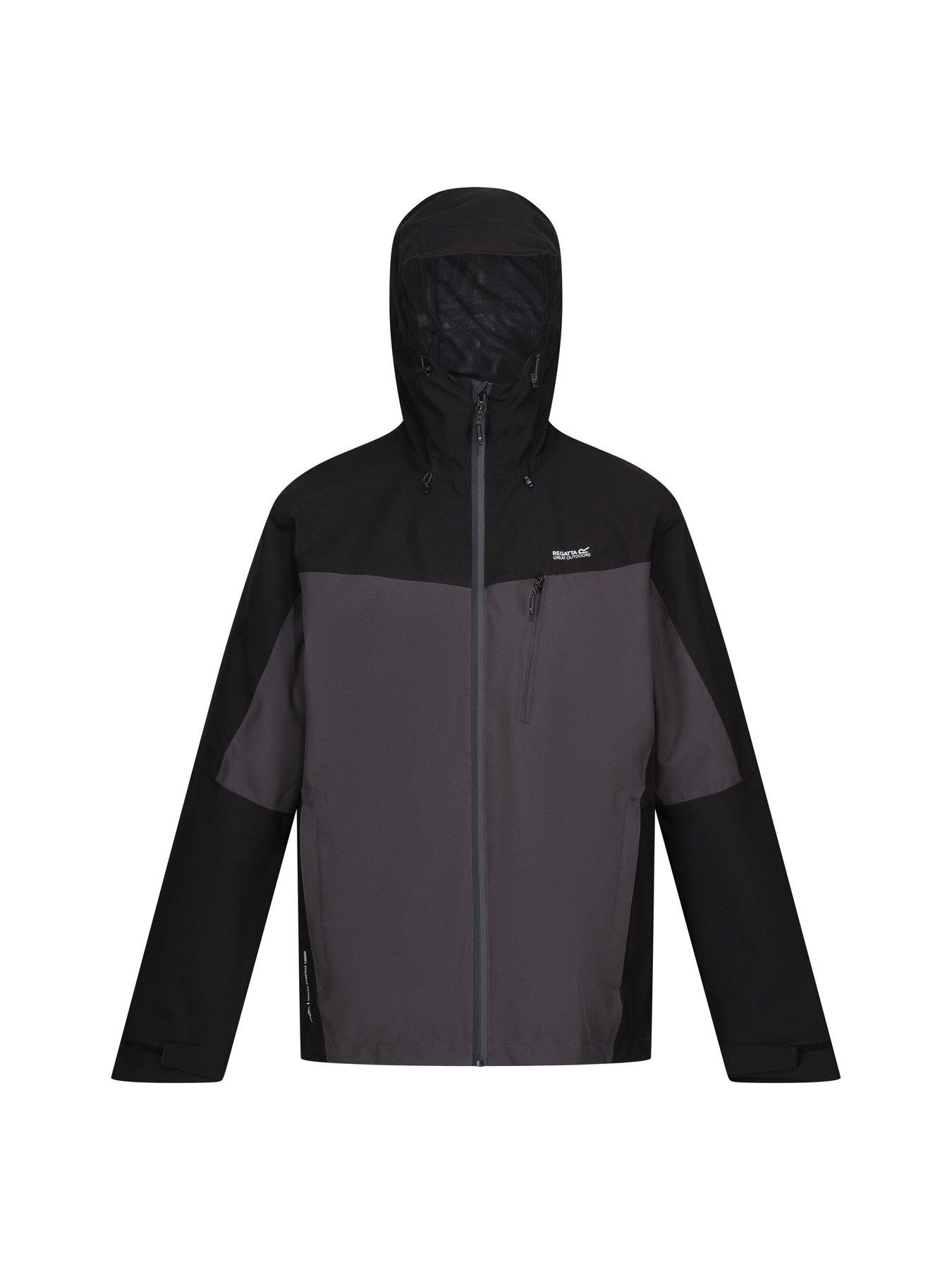 Image 5 of 6 of Regatta Mens Birchdale Waterproof Shell - Charcoal