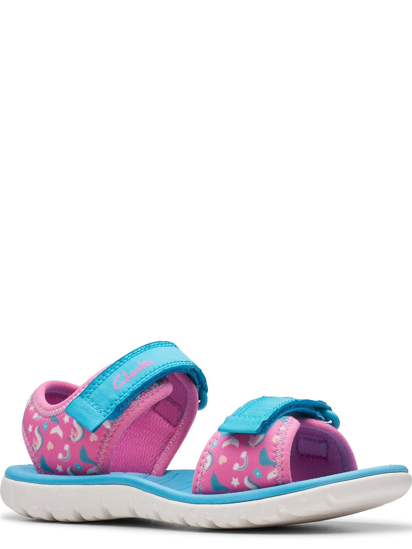 Clarks Surfingtide K. Hot Pink Sandal Very