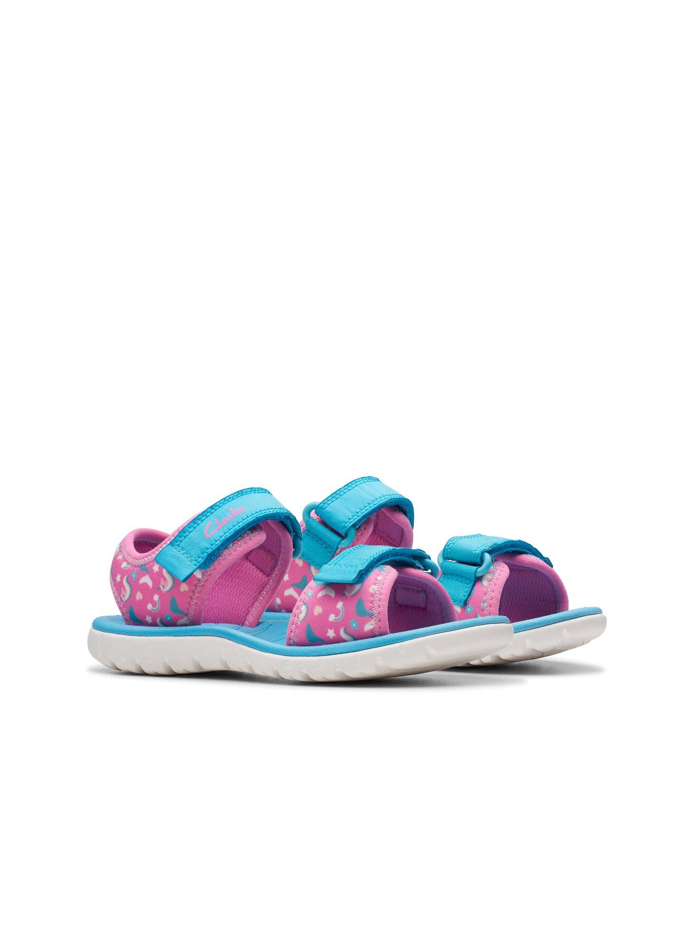 Clarks Surfingtide K. Hot Pink Sandal Very