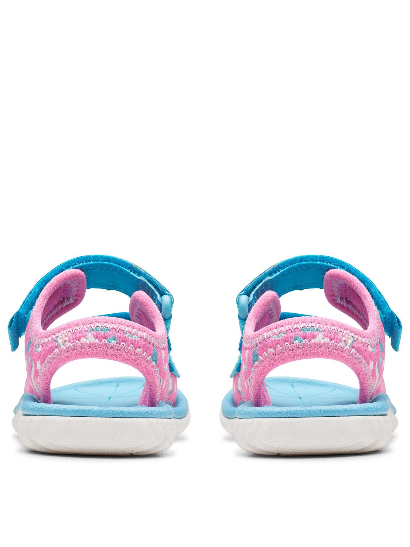 Clarks Surfingtide T. Hot Pink Sandal | Very.co.uk