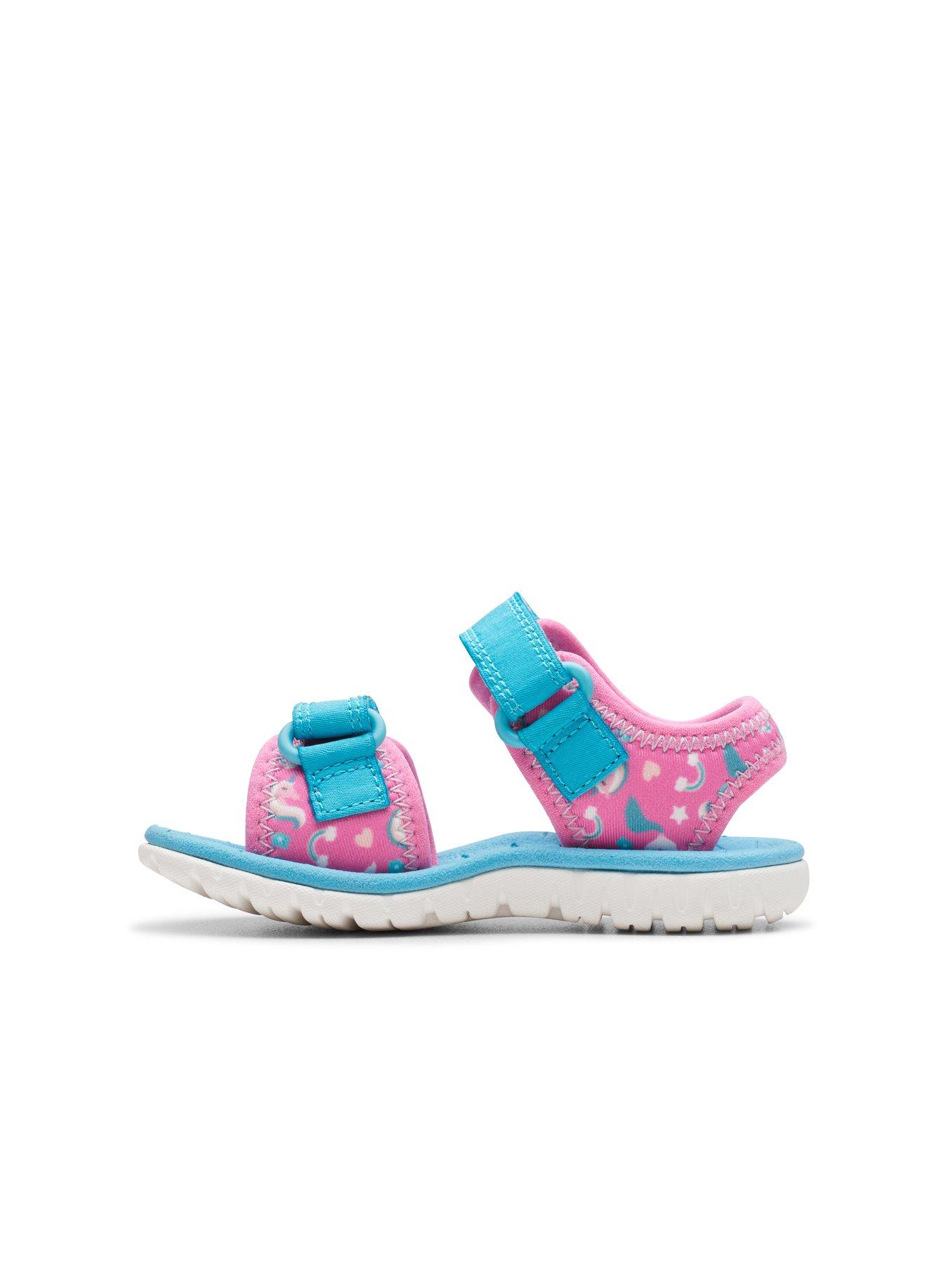 Clarks Surfingtide T. Hot Pink Sandal | Very.co.uk