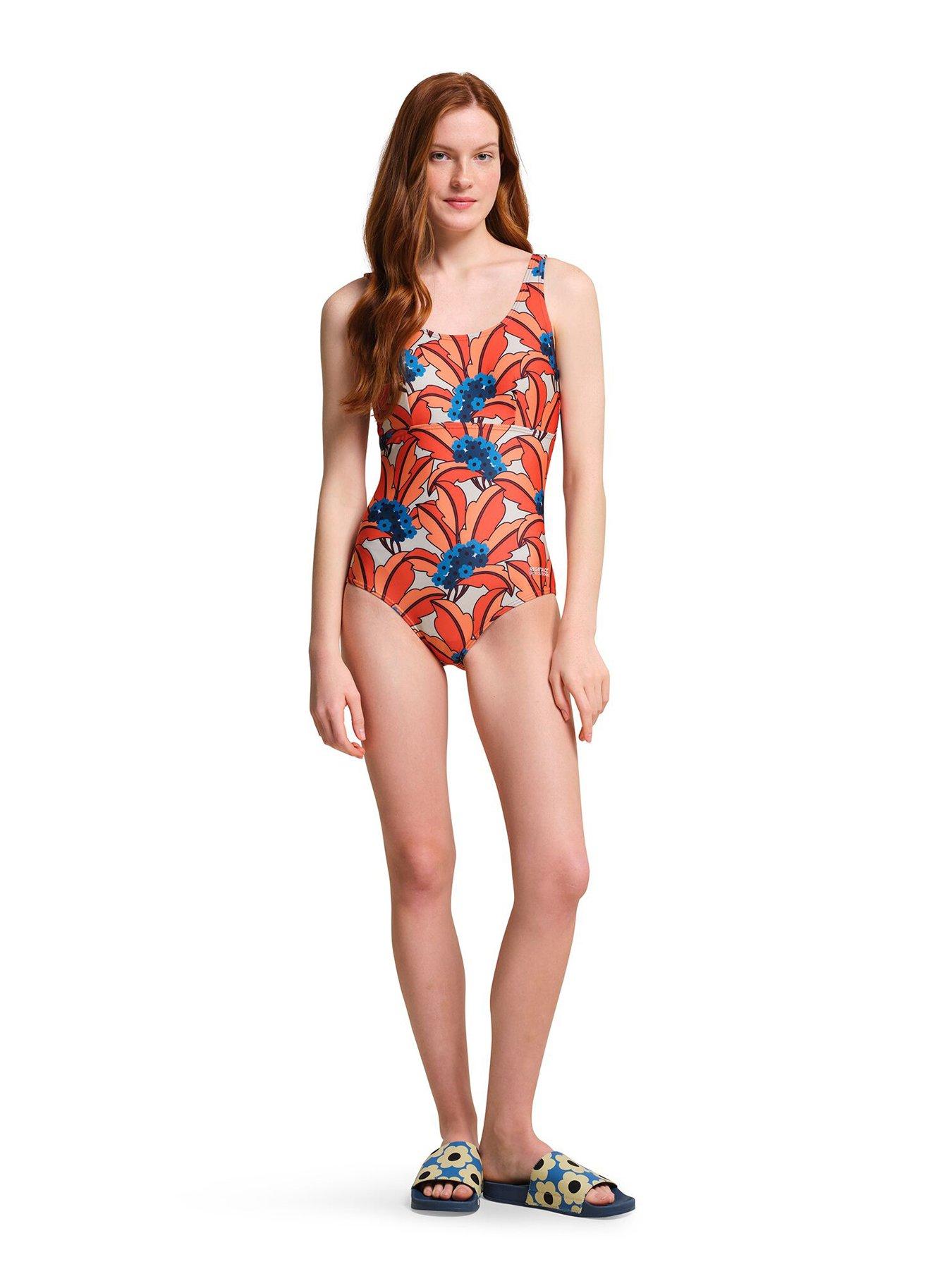 Orange deals swimming suit