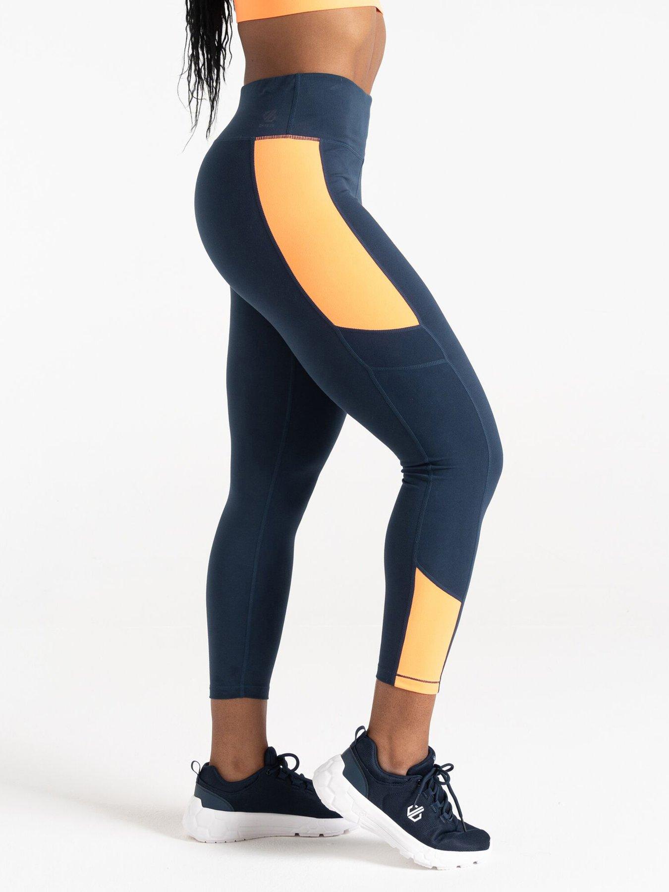 Dare 2b Navy Camo 3/4 Sports Leggings