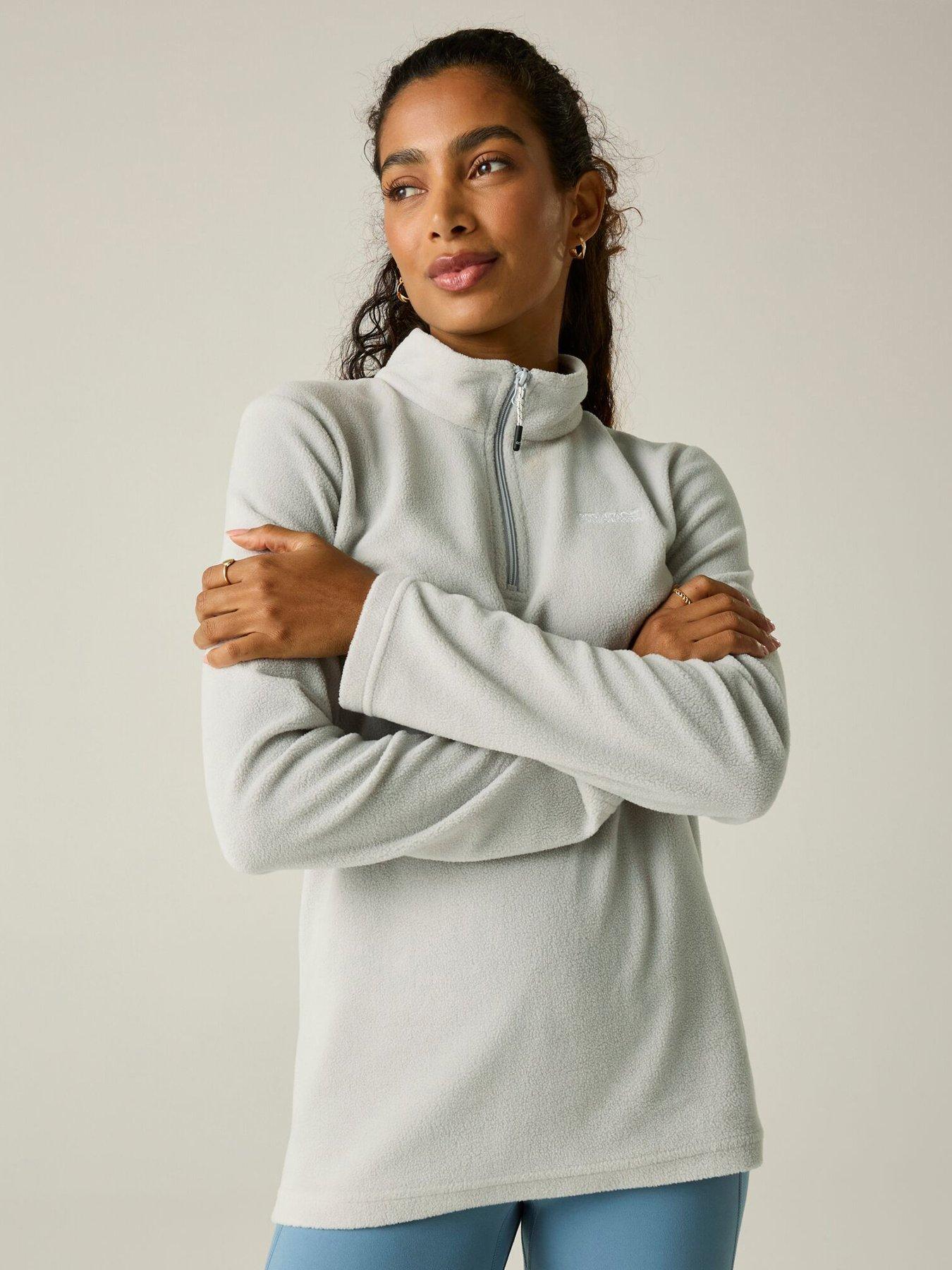 Regatta Women's Cream Sweethart Lightweight Half Zip Fleece In | Size: 18 - Image 5