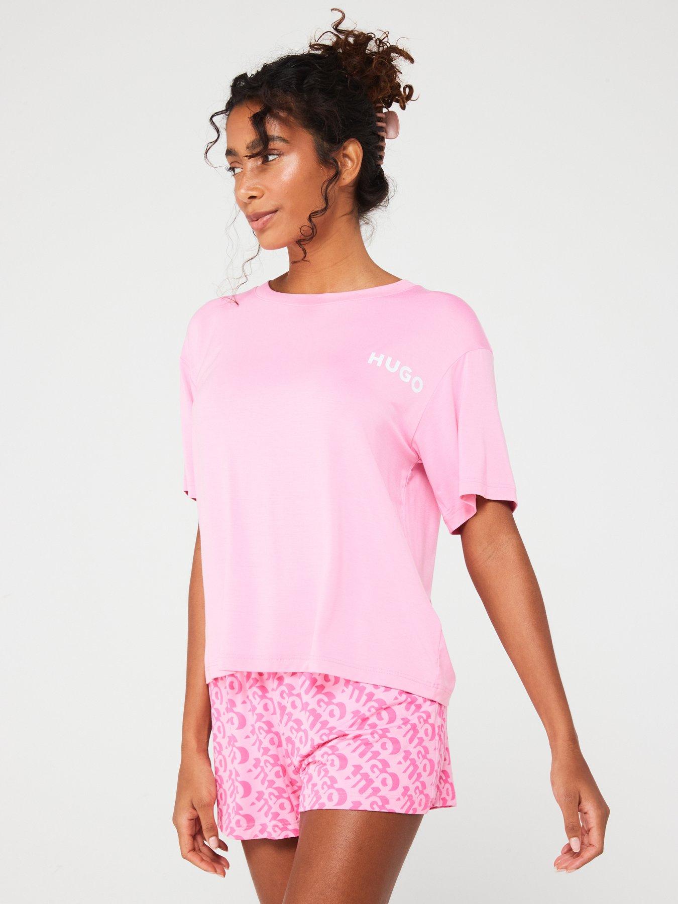 HUGO Unite T-shirt - Pink | Very.co.uk