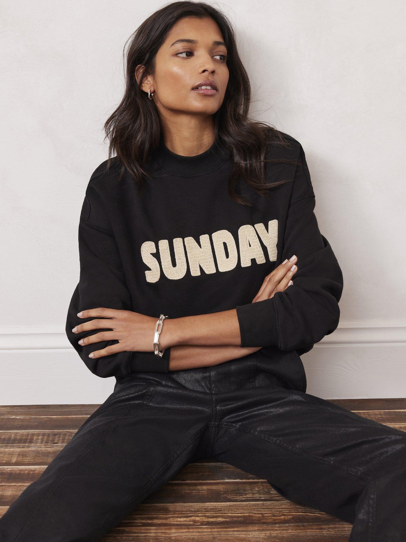 Mint velvet black star hoodie hotsell