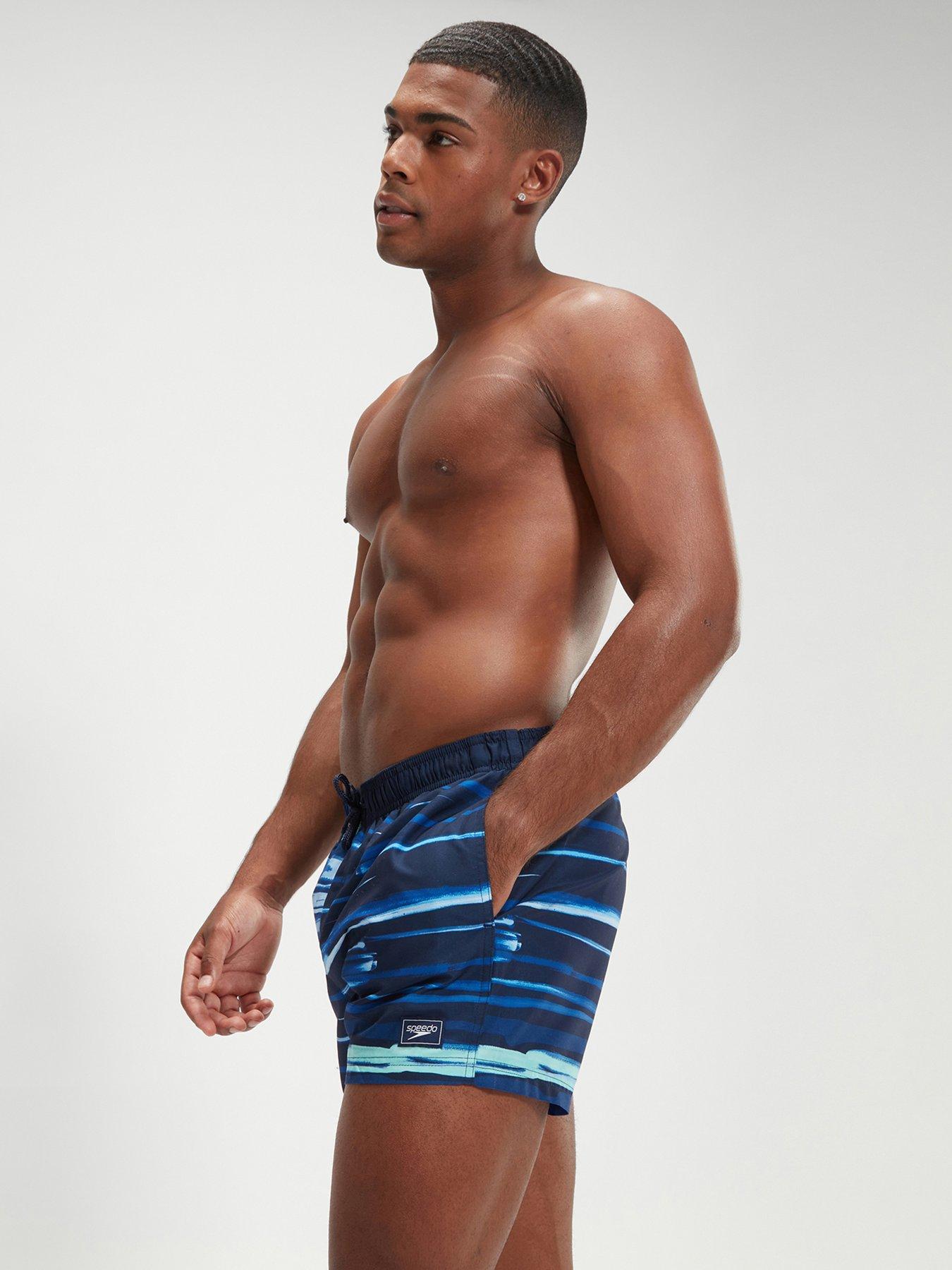 Image 4 of 6 of Speedo Mens Digital Printed Leisure 14" Watershort - Blue