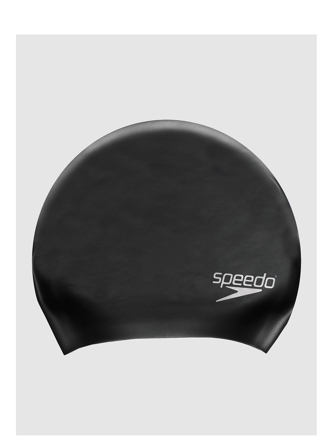 Image 1 of 1 of Speedo Womens Long Hair Swimming Cap - Black