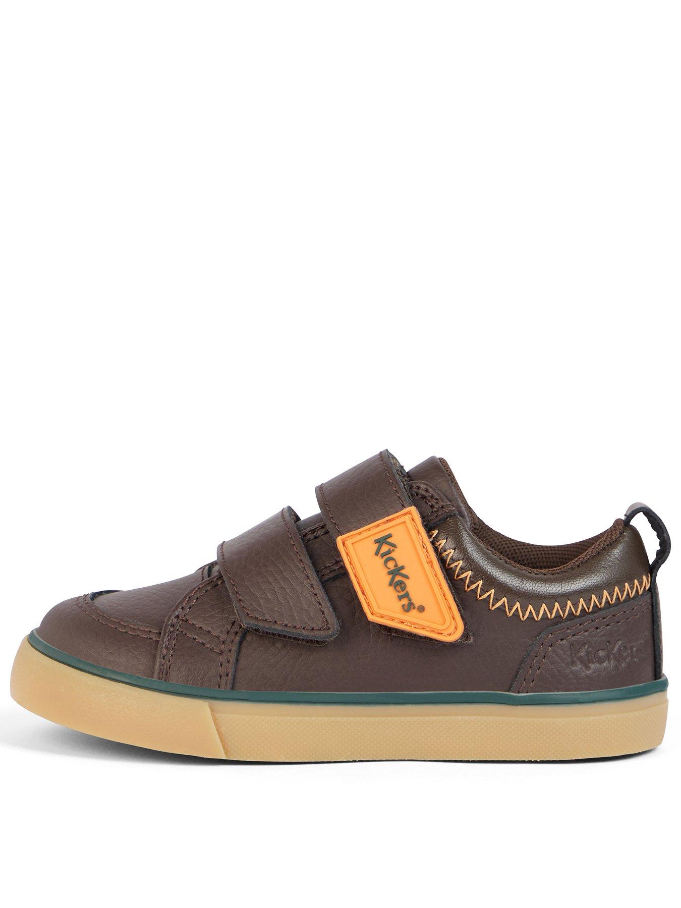 undefined Tovni Twin Zigzag Leather Trainer