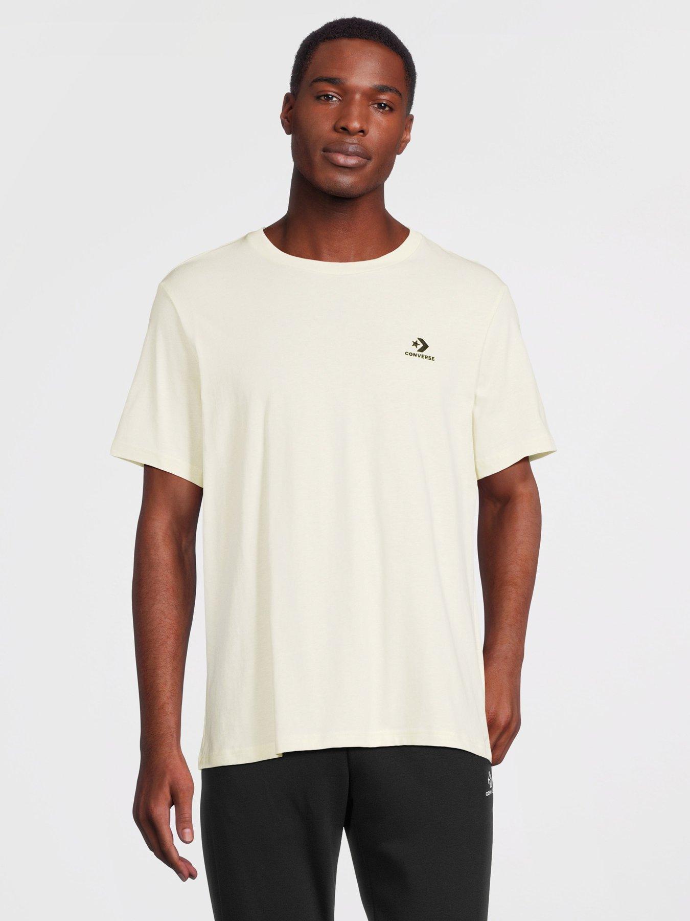 Converse Gender Free Star Chevron T-shirt - Off White | very.co.uk