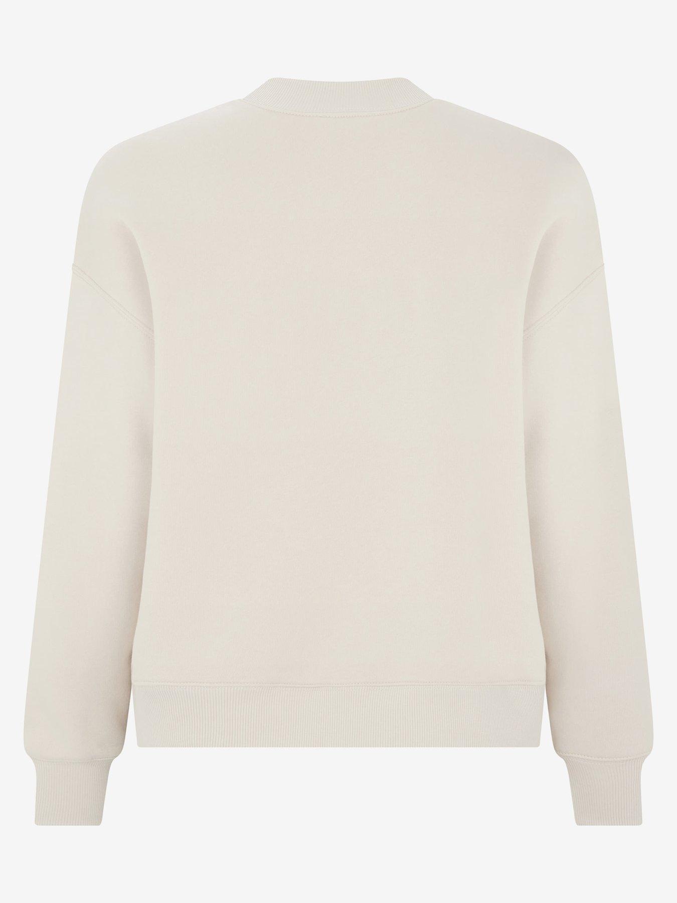 Mint Velvet Cream Iconic Slogan Sweatshirt | Very.co.uk