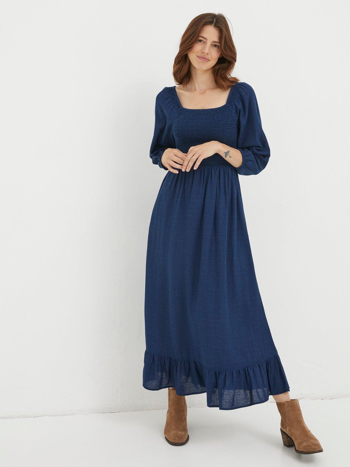 Fat face store cora denim dress